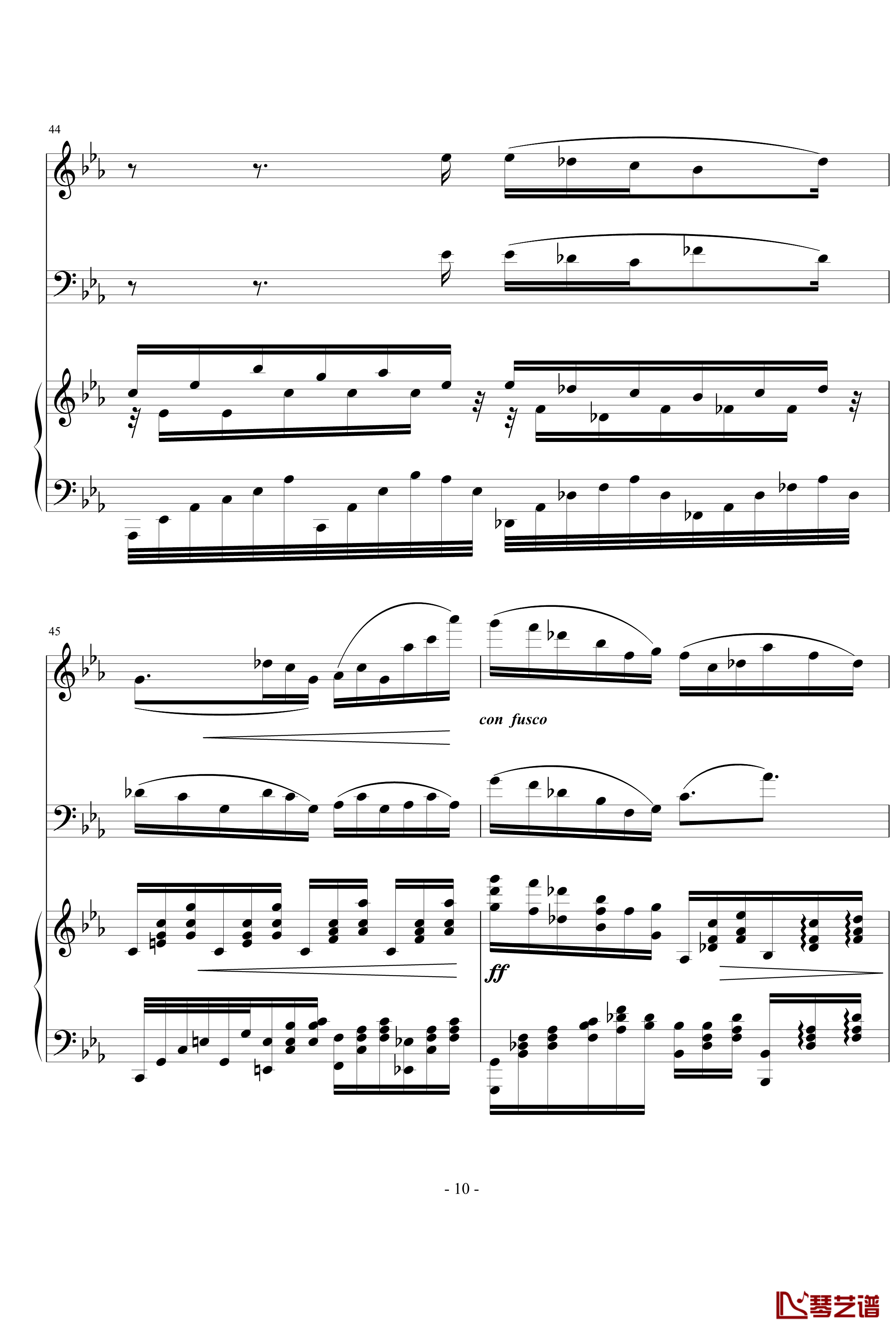 Trio piece钢琴谱-nyride-随写三重奏小品10