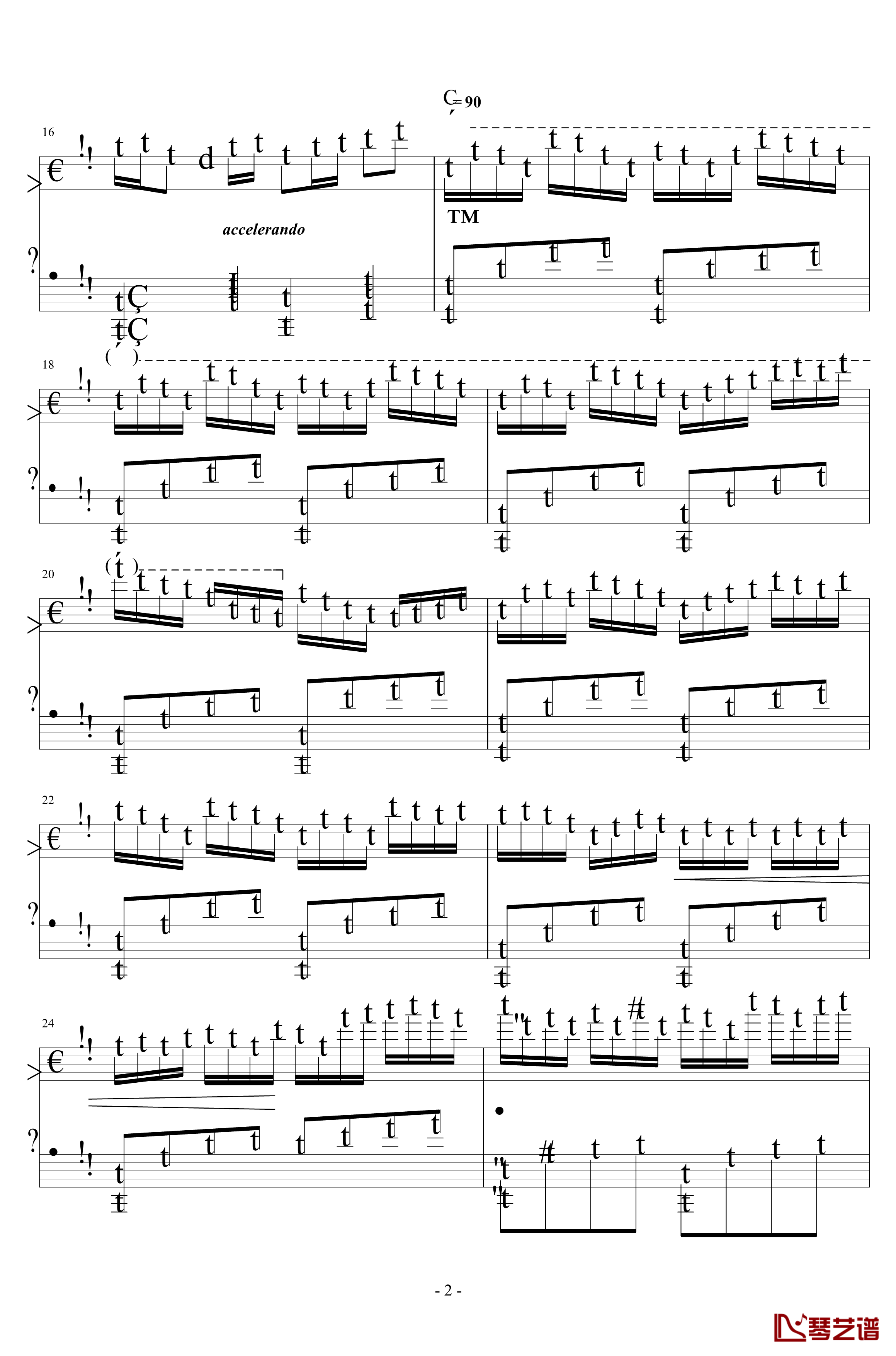 The 105th钢琴谱-WhiteCapella2