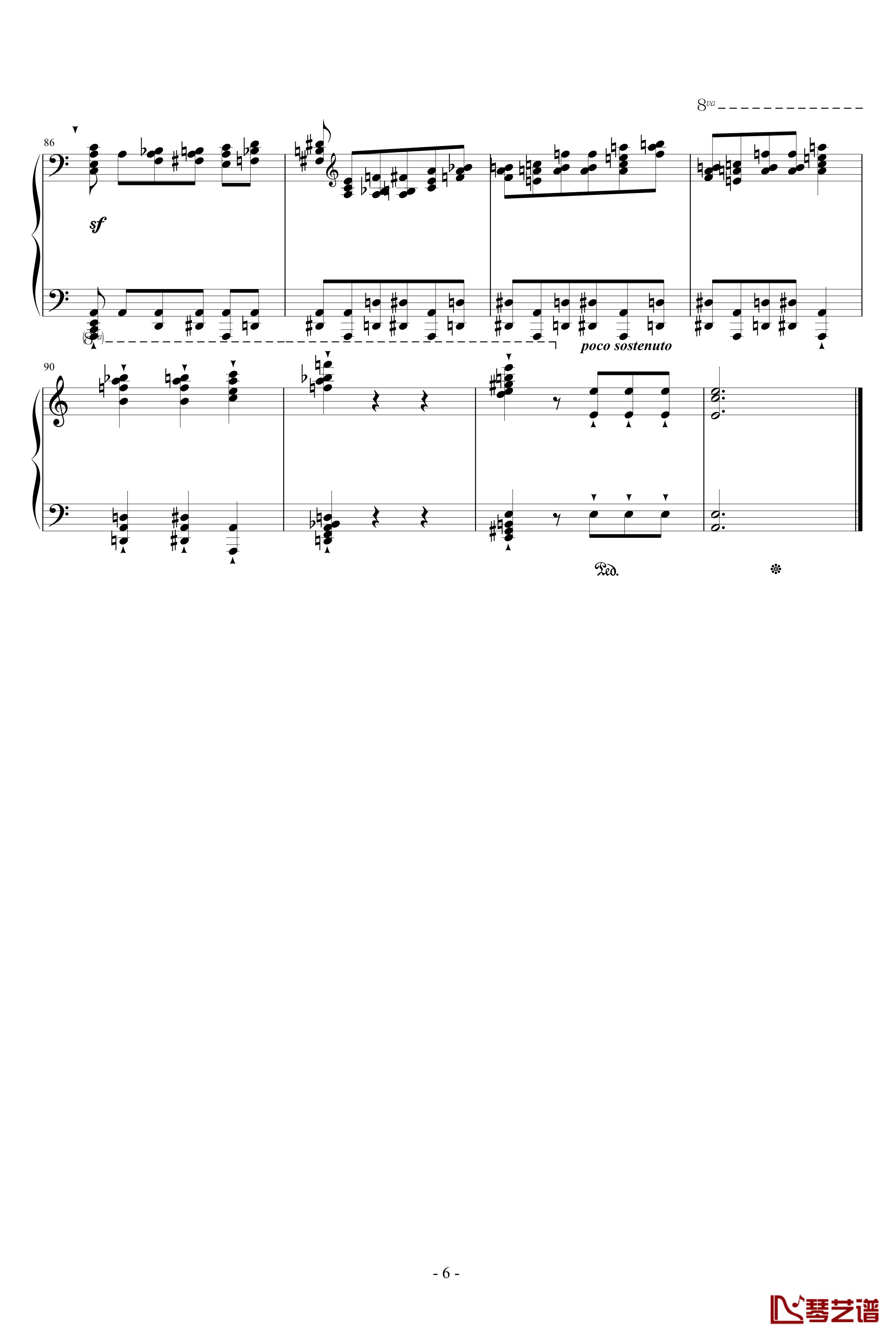 12首大练习曲钢琴谱-第2首-李斯特6