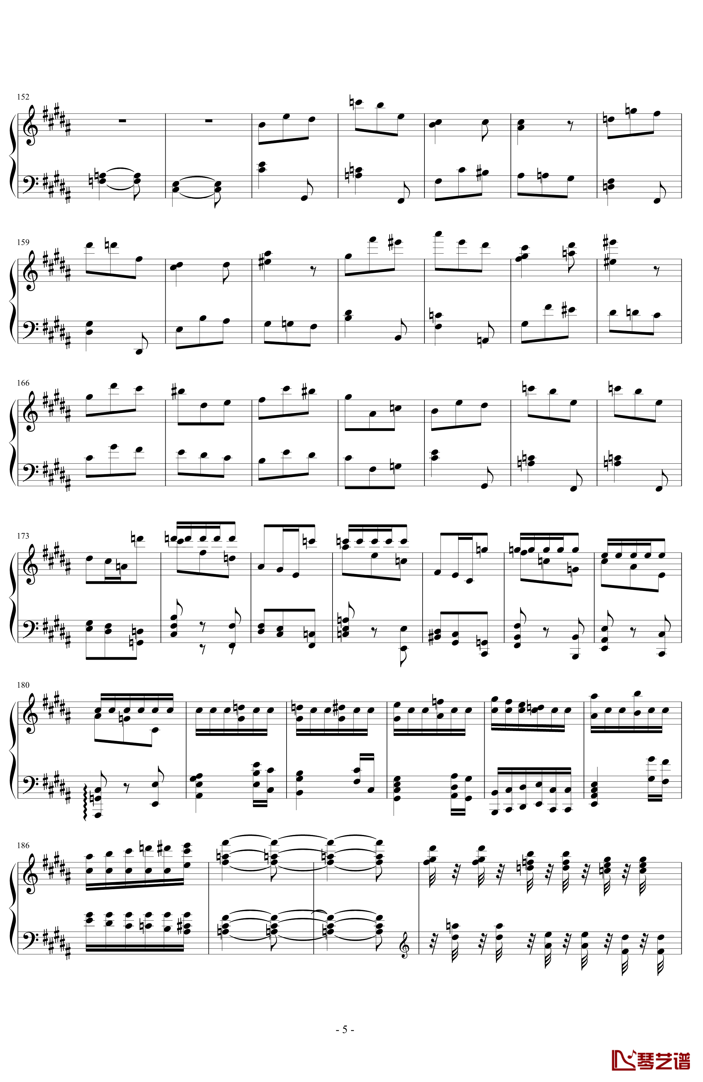 G小调狂想曲钢琴谱-PARROT1865