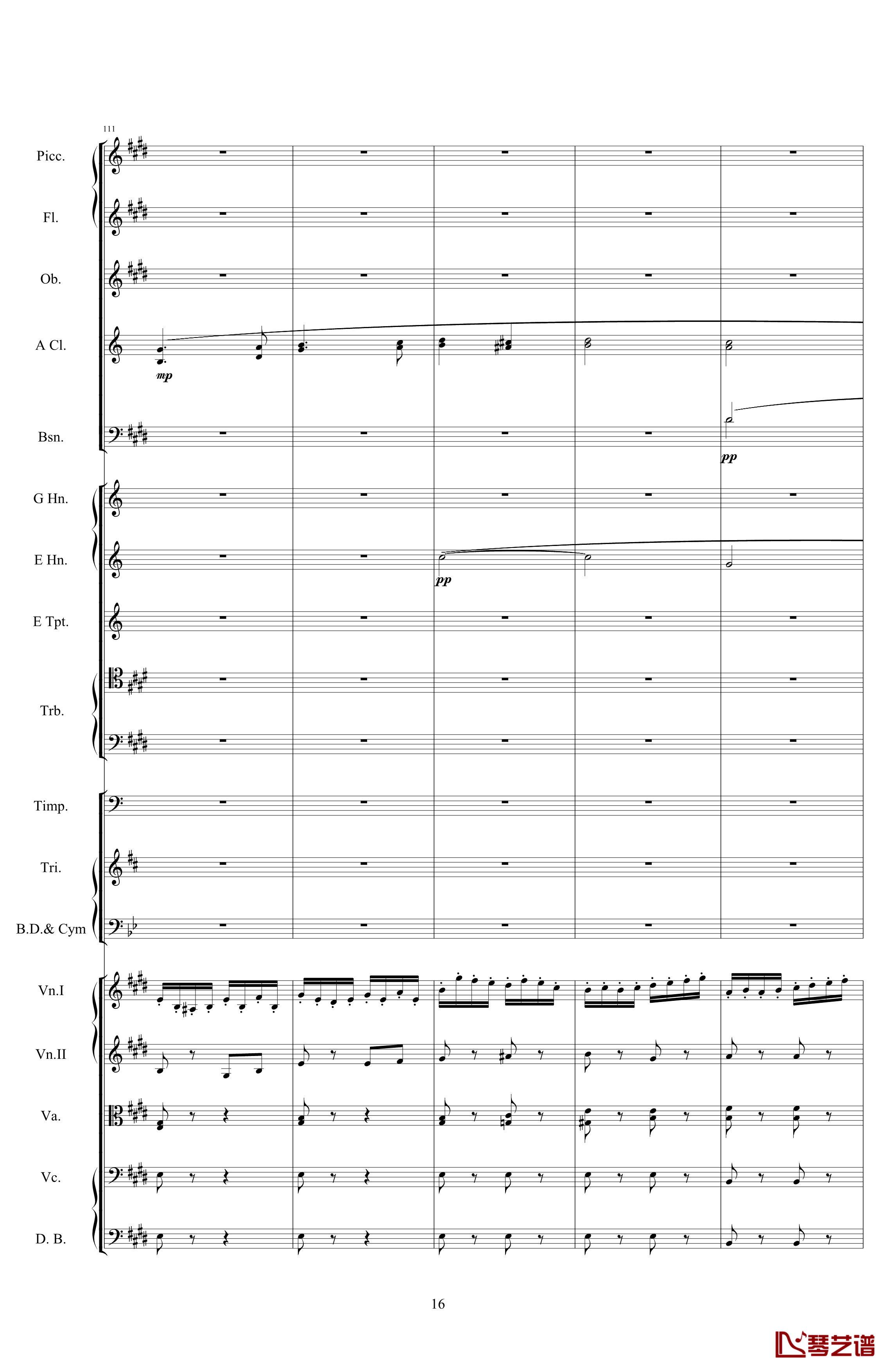 威廉退尔序曲钢琴谱-原版扒谱-罗西尼16