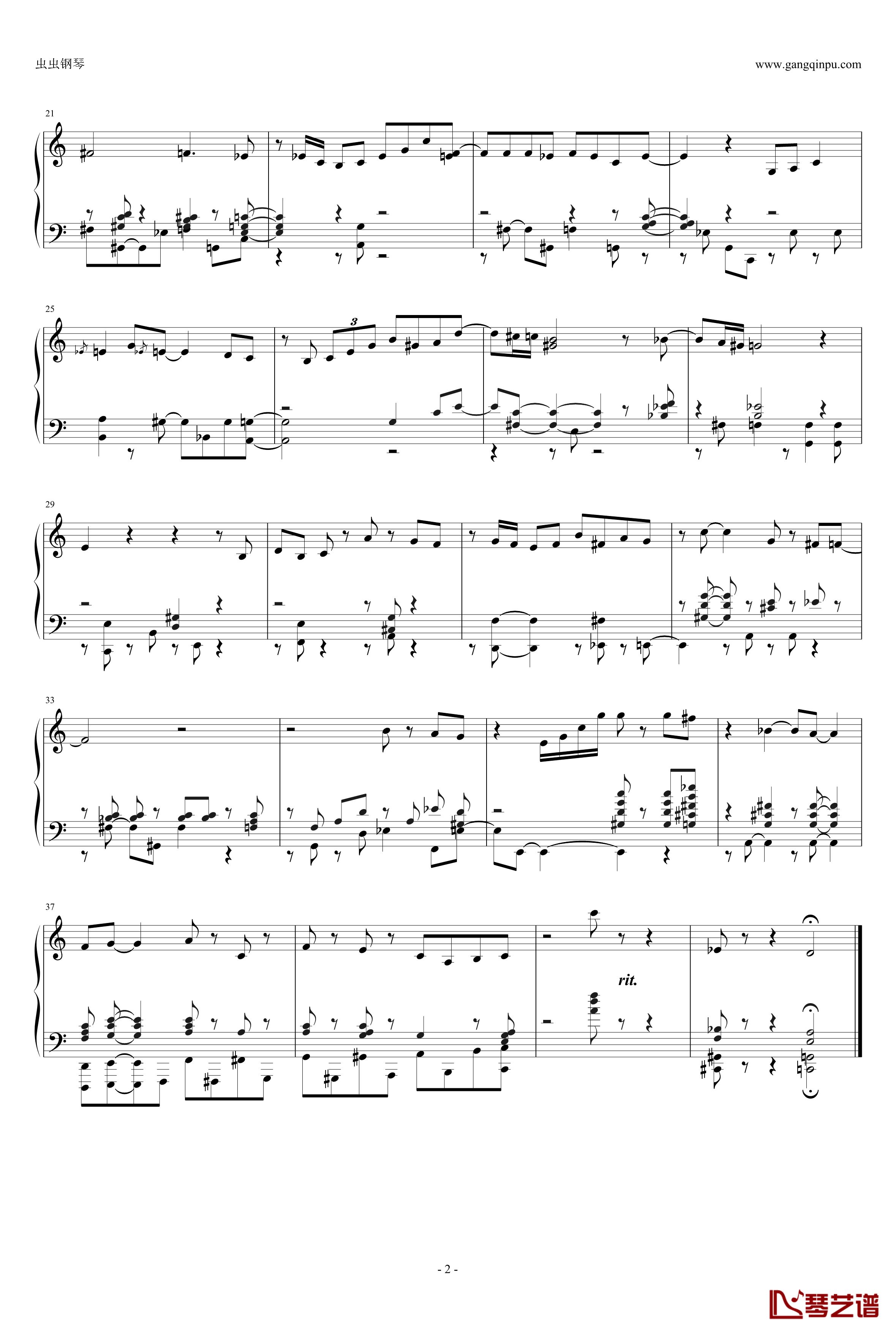 Piano Interlude钢琴谱-独奏-熊汝霖2