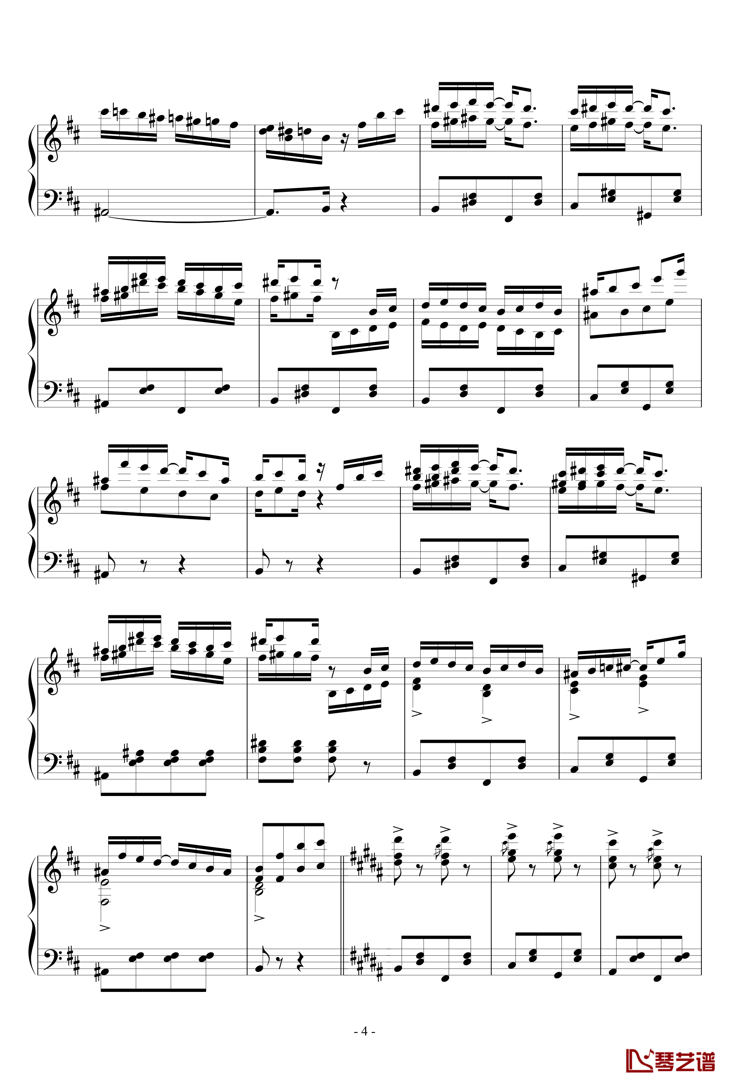 切分音波爾卡钢琴谱-erachang4