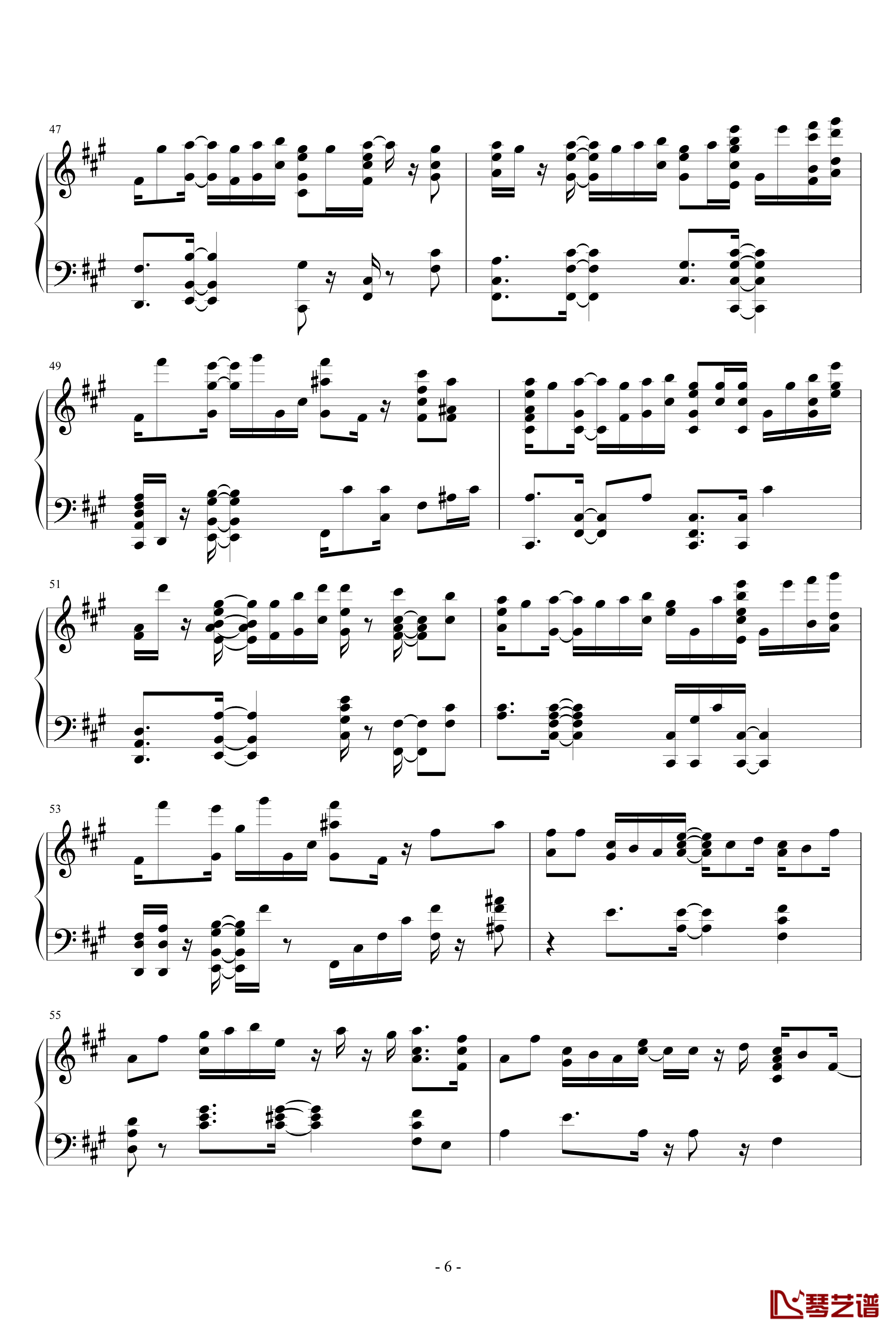 海猫BGM钢琴谱-Dir-海猫鸣泣之时6