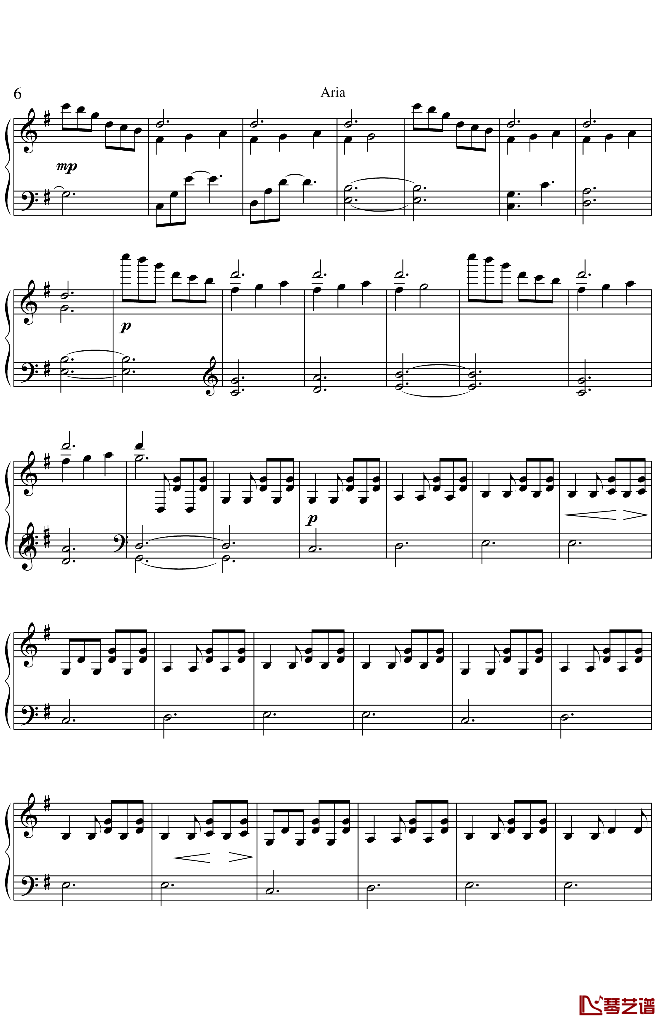 aria钢琴谱-Giovanni Allevi6