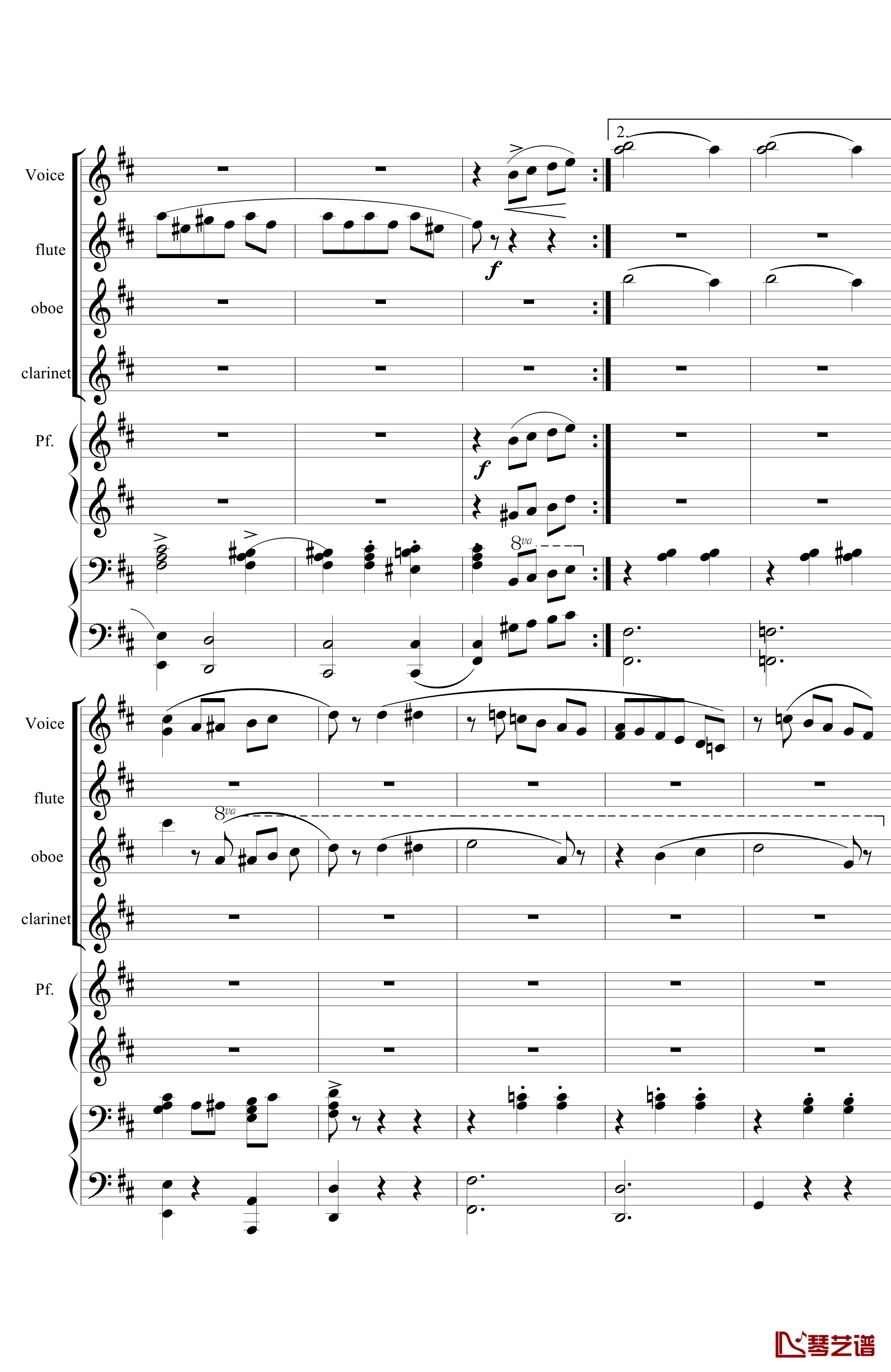 花之圆舞曲钢琴谱-室内乐-柴科夫斯基-Peter Ilyich Tchaikovsky11