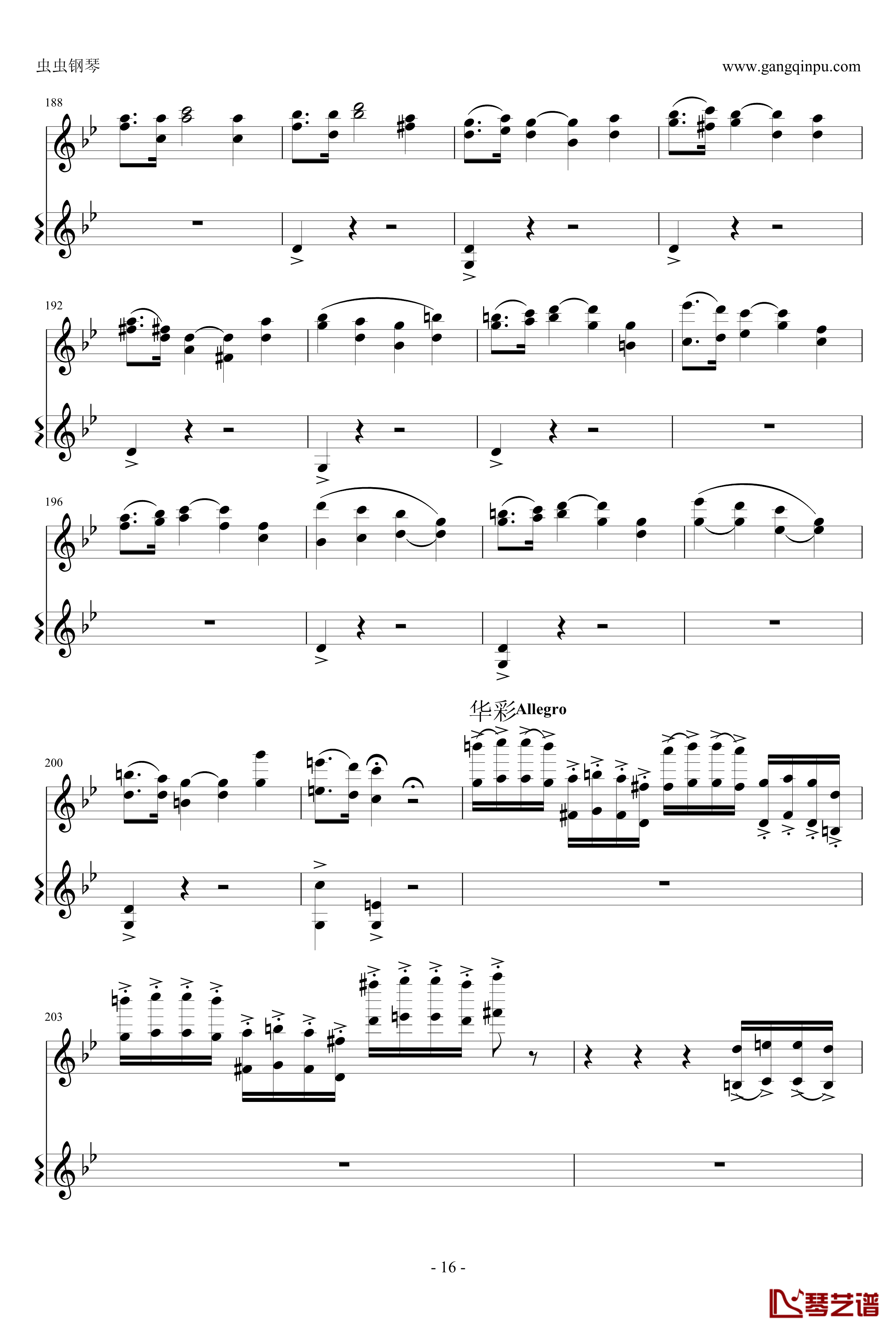意大利国歌钢琴谱-变奏曲修改版-DXF16