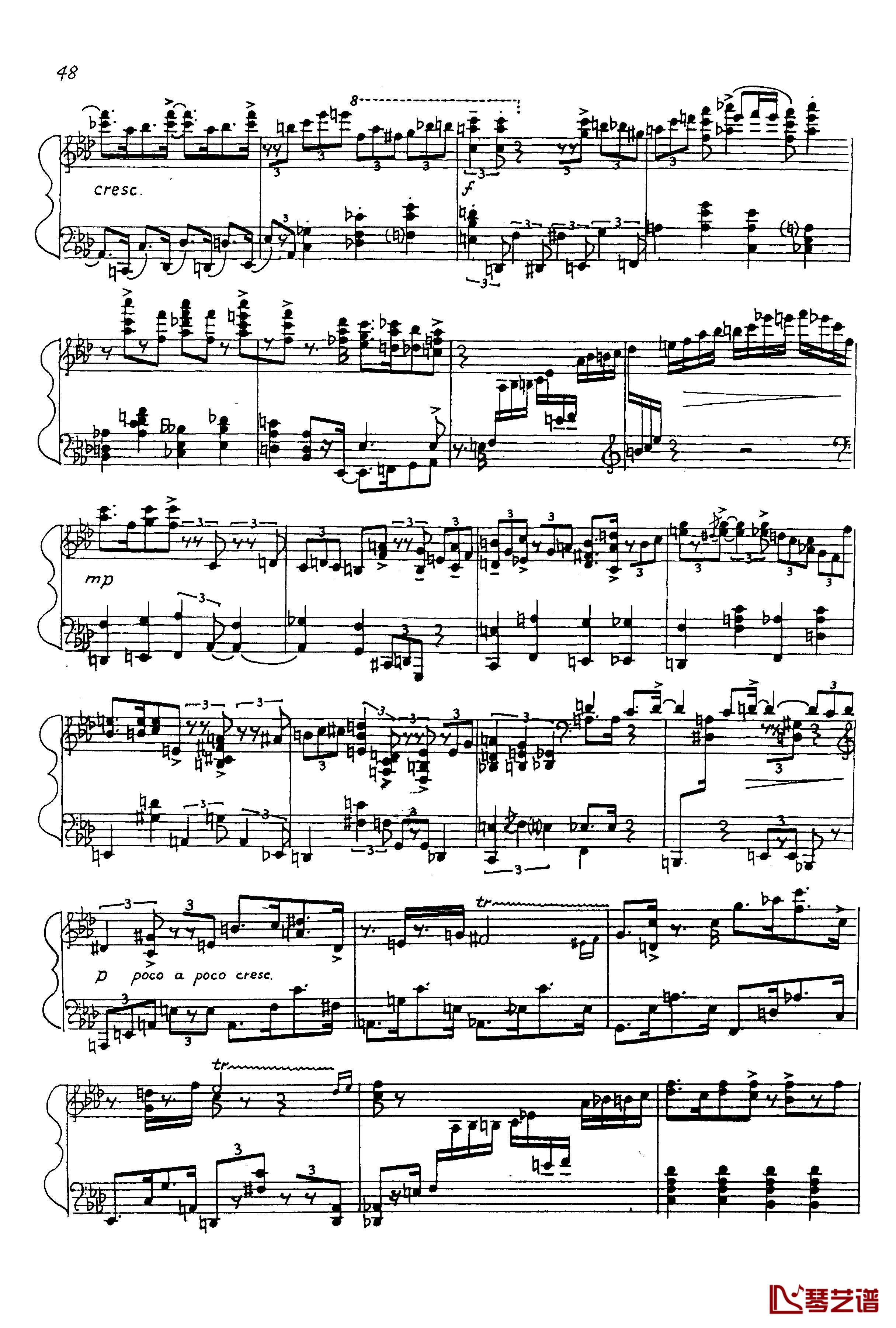 Jazz Prelude Op.52 No.17钢琴谱-尼古拉·凯帕斯汀-Nikolai Kapustin2