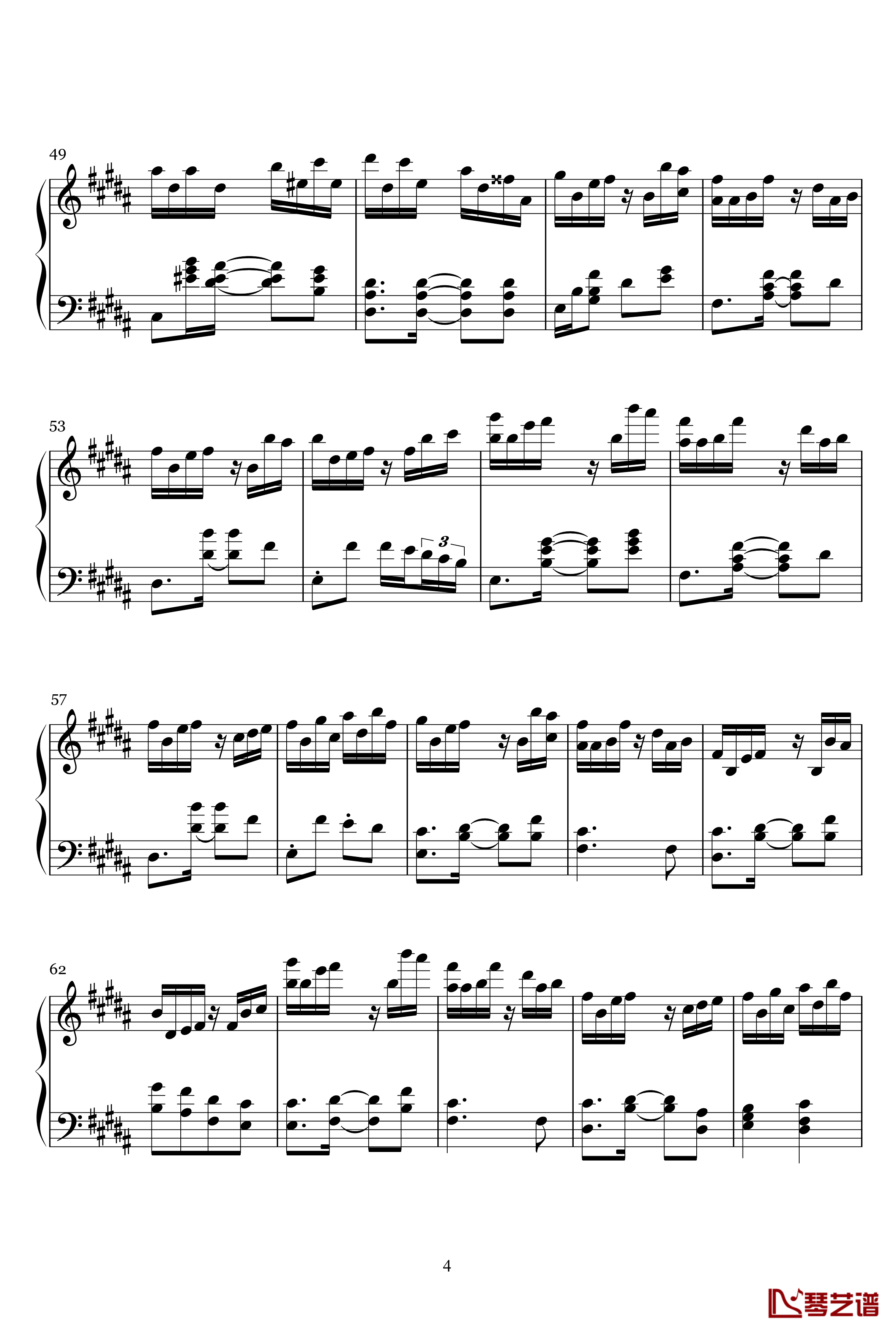 1S钢琴谱-Iokoso4