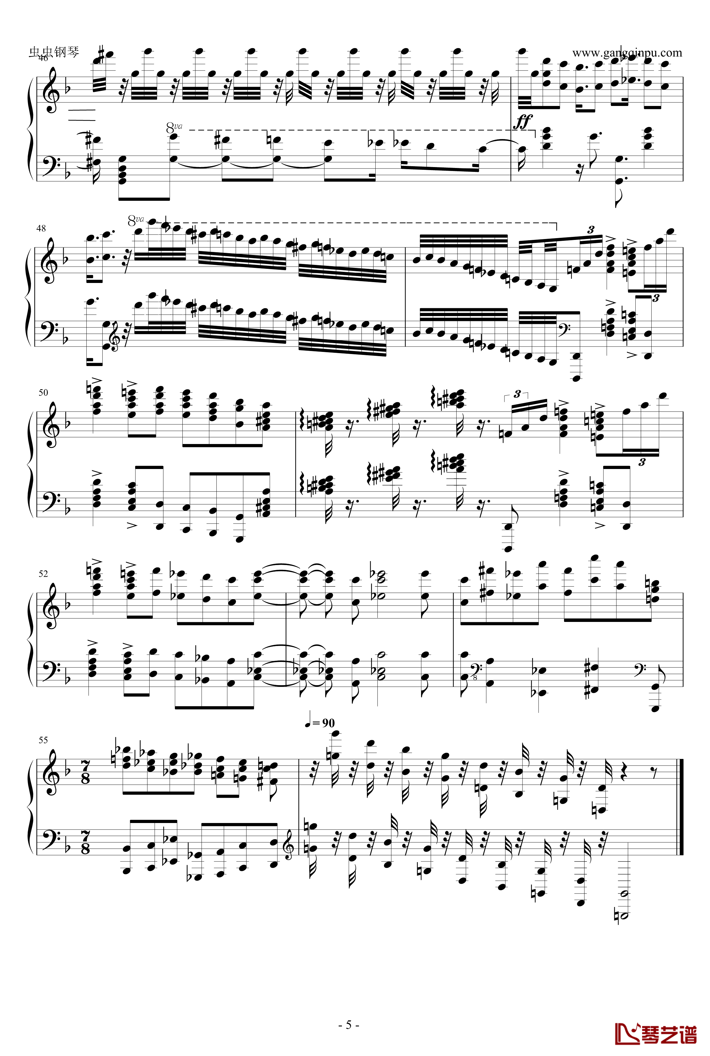 Requiem钢琴谱-安魂曲-马克西姆maksim-Maksim·Mrvica5