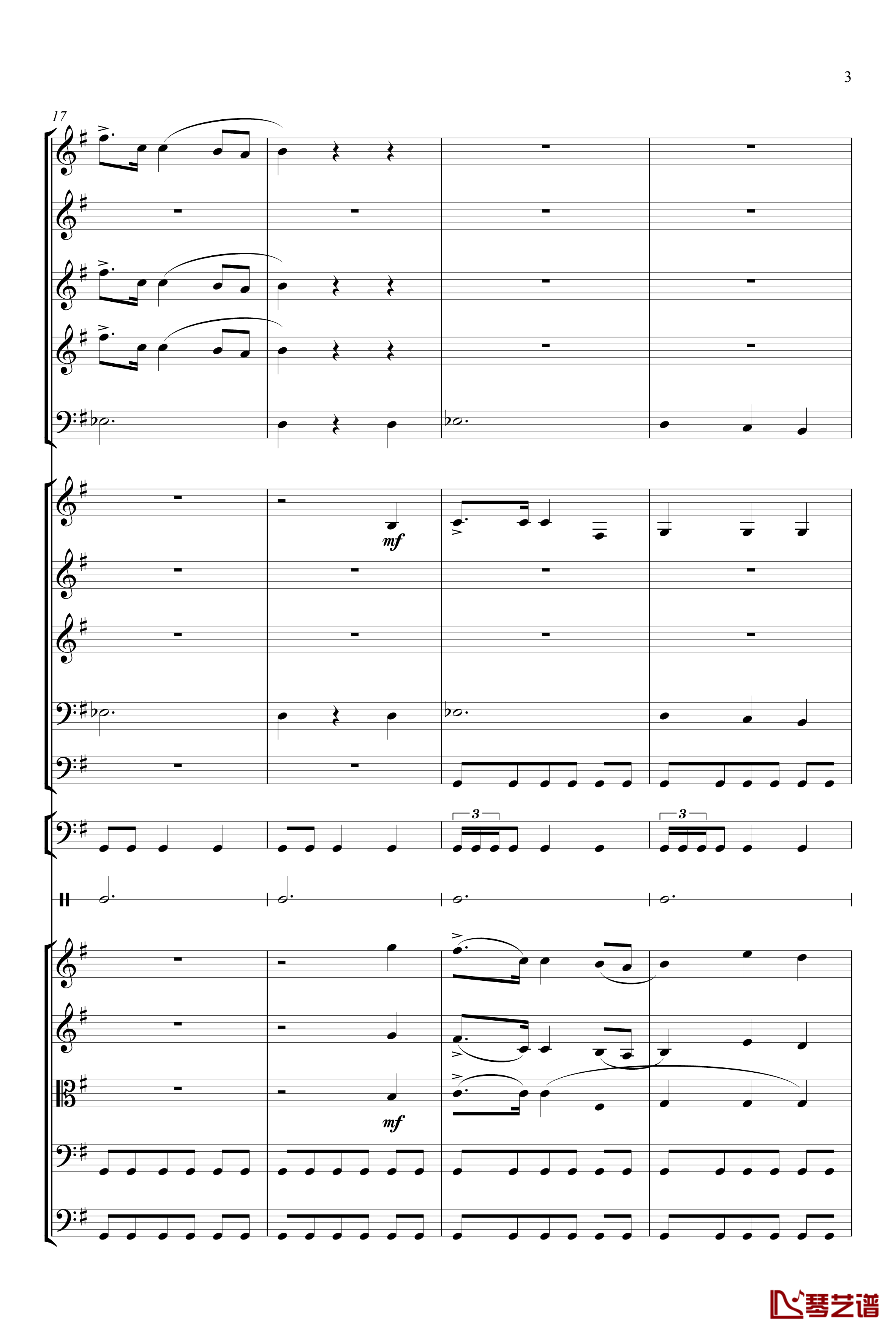 晨祷钢琴谱-柴科夫斯基-Peter Ilyich Tchaikovsky3