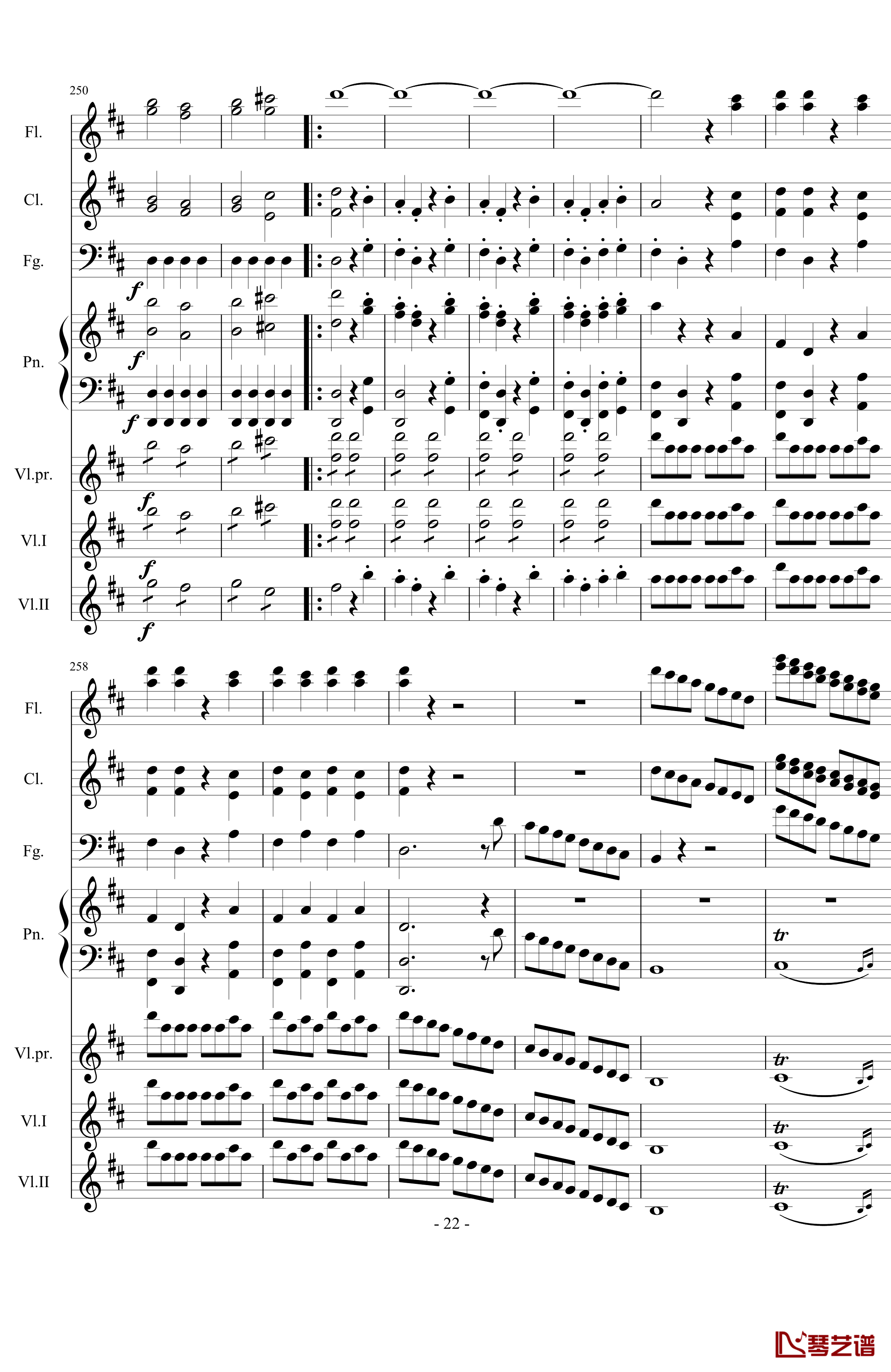 费加罗的婚礼钢琴谱-莫扎特22