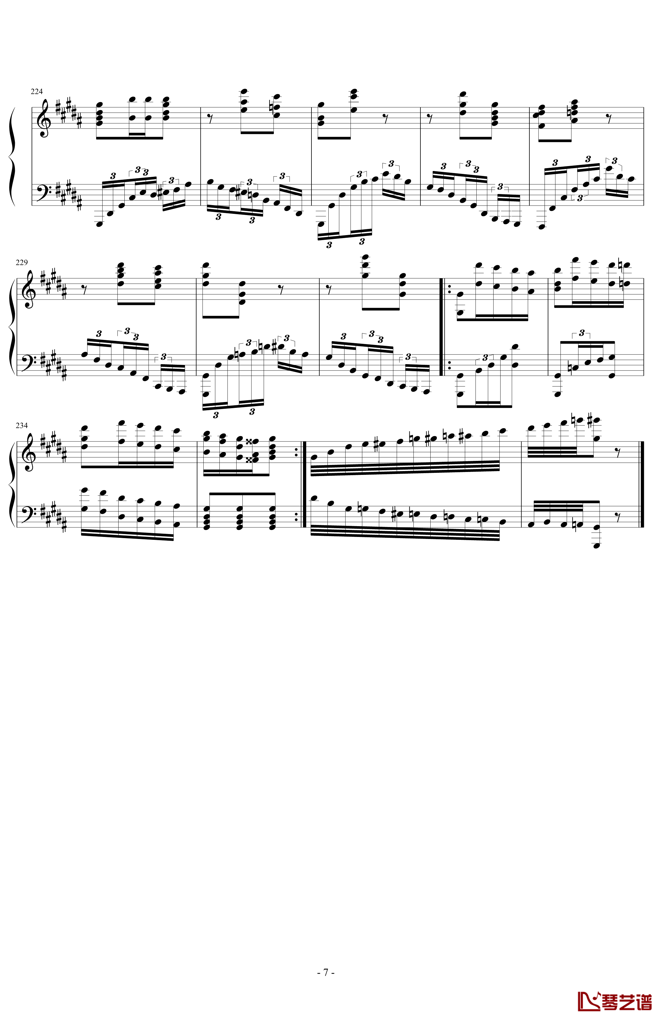 G小调狂想曲钢琴谱-PARROT1867