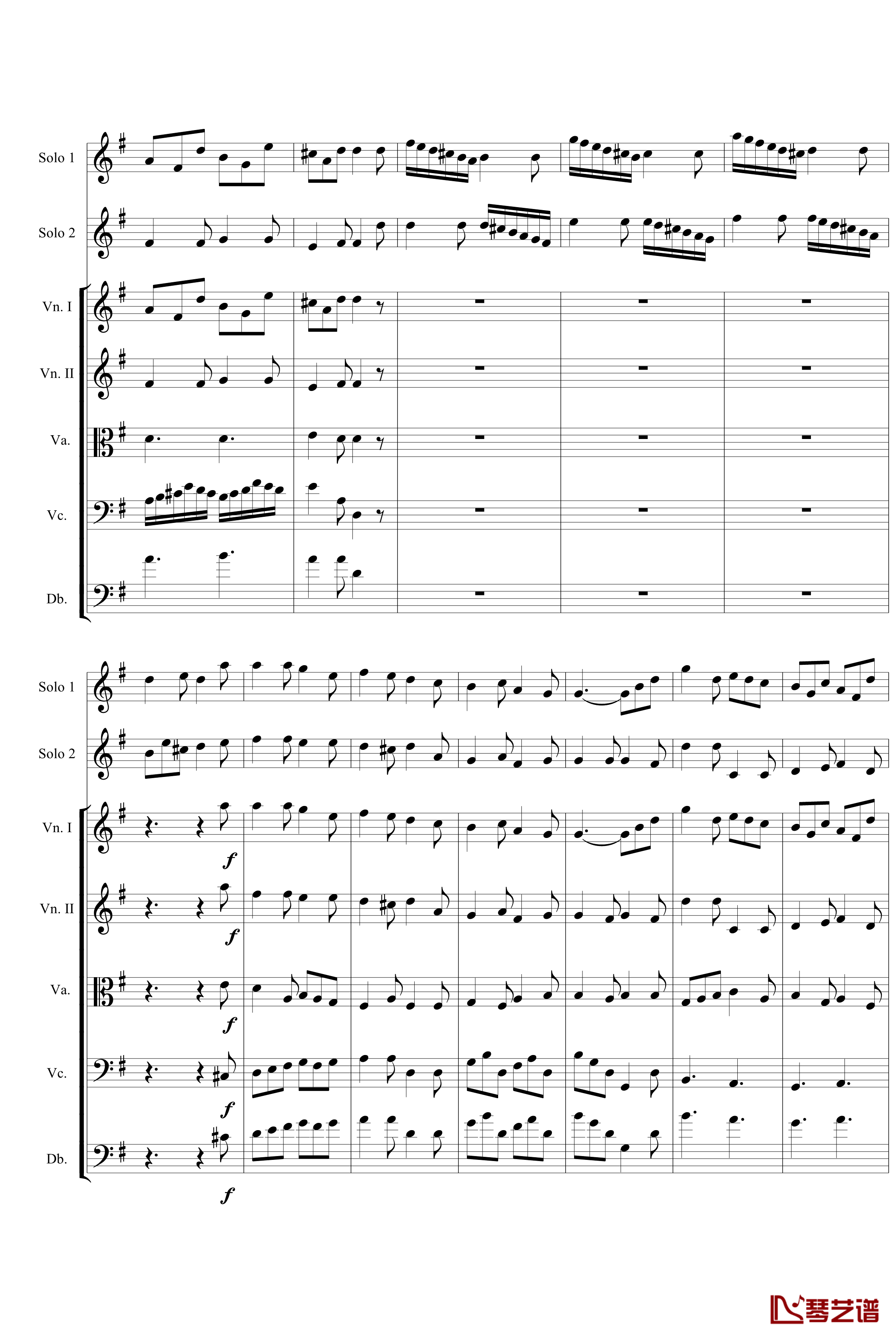 古典巴洛克钢琴谱-电琦爵士4