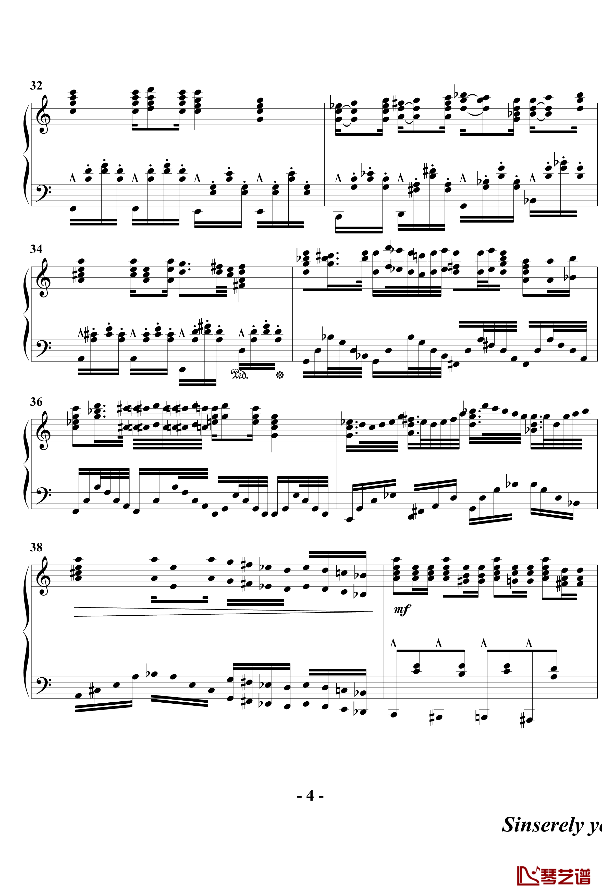 幻想奏鸣曲钢琴谱-第一乐章-beornotbe4
