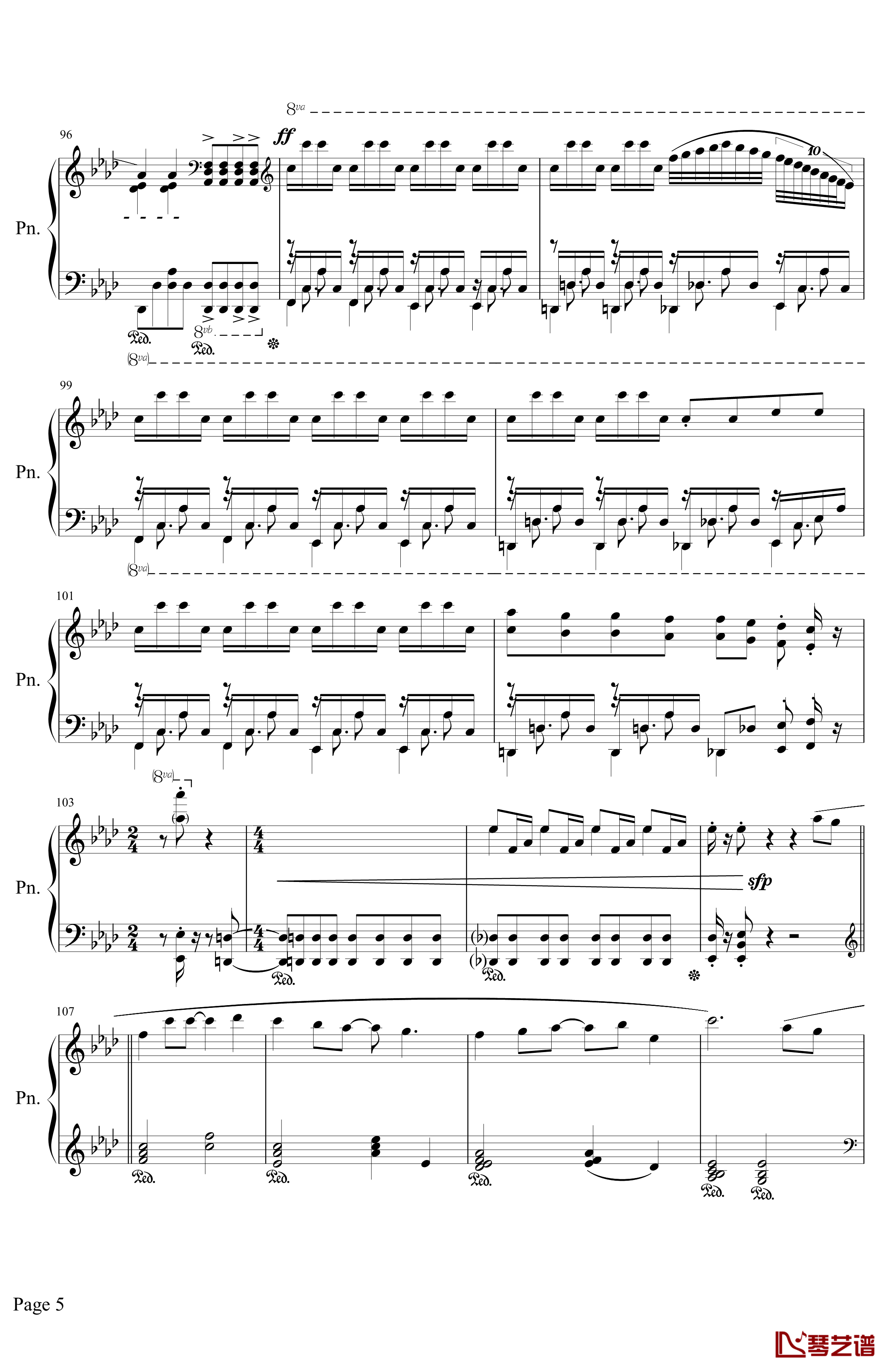 我们的纪念钢琴谱-完美钢琴独奏版-李雅微5