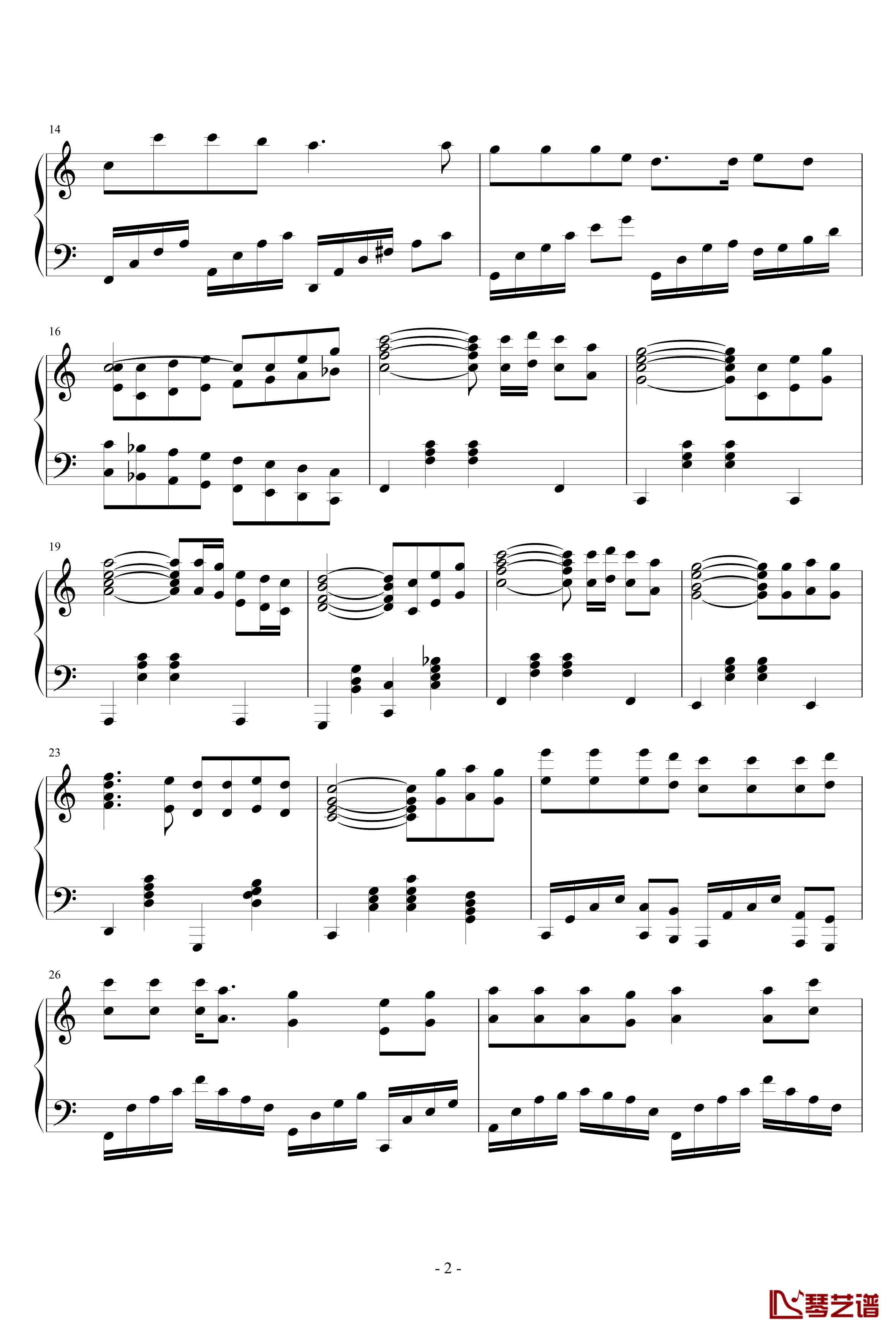 宣教的中国钢琴谱-耶酥2