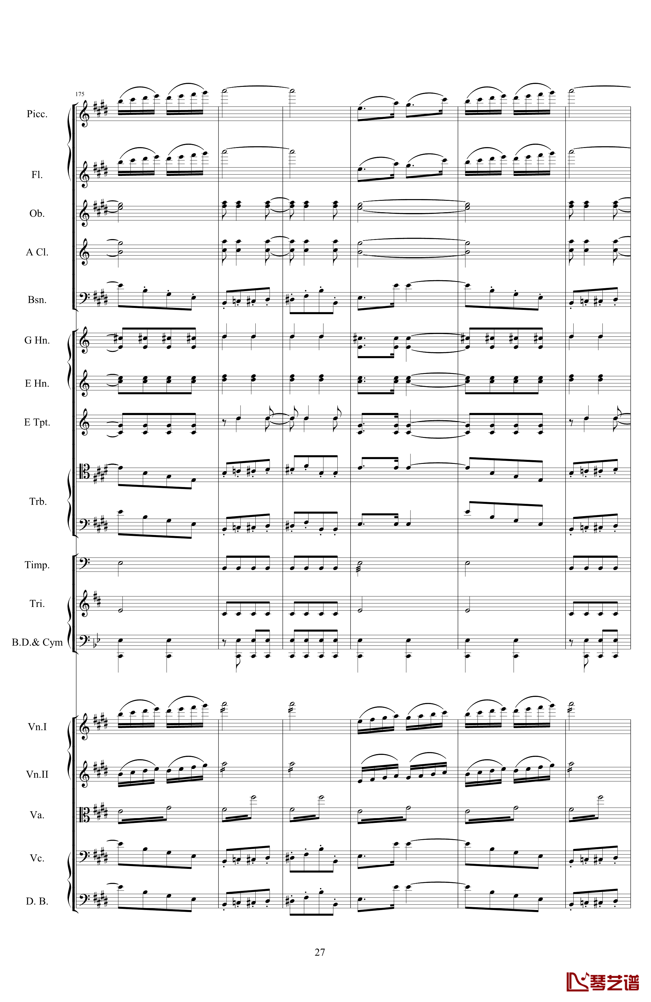 威廉退尔序曲钢琴谱-原版扒谱-罗西尼27