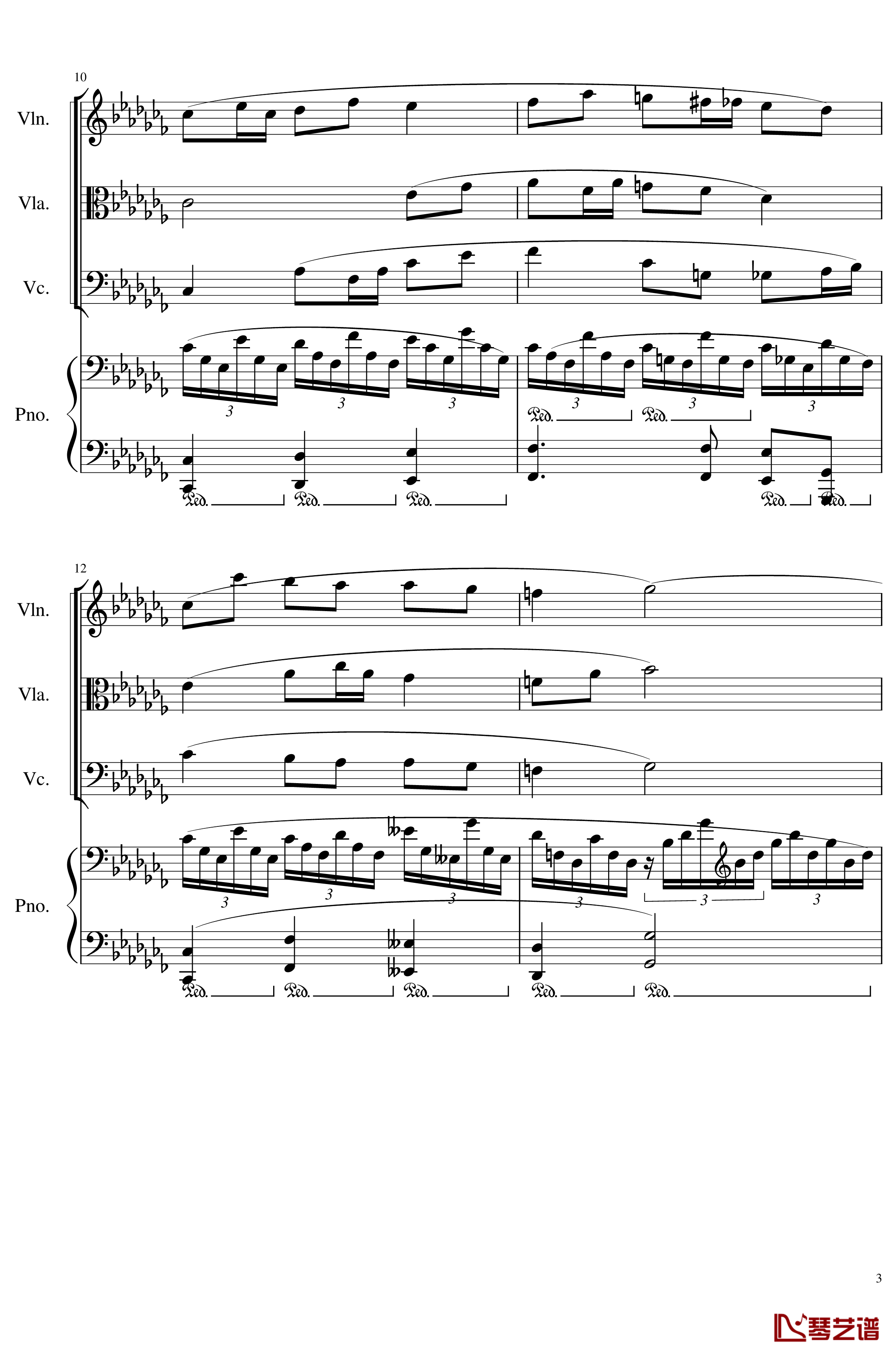 I love Minecraft, Op.96钢琴谱-一个球3