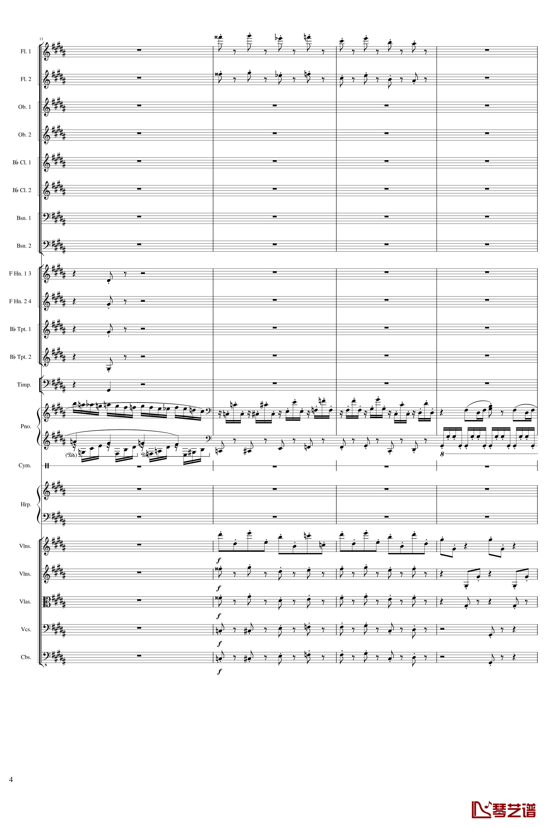 Symphonic Poem No.3, Op.91 Part 3钢琴谱-一个球4