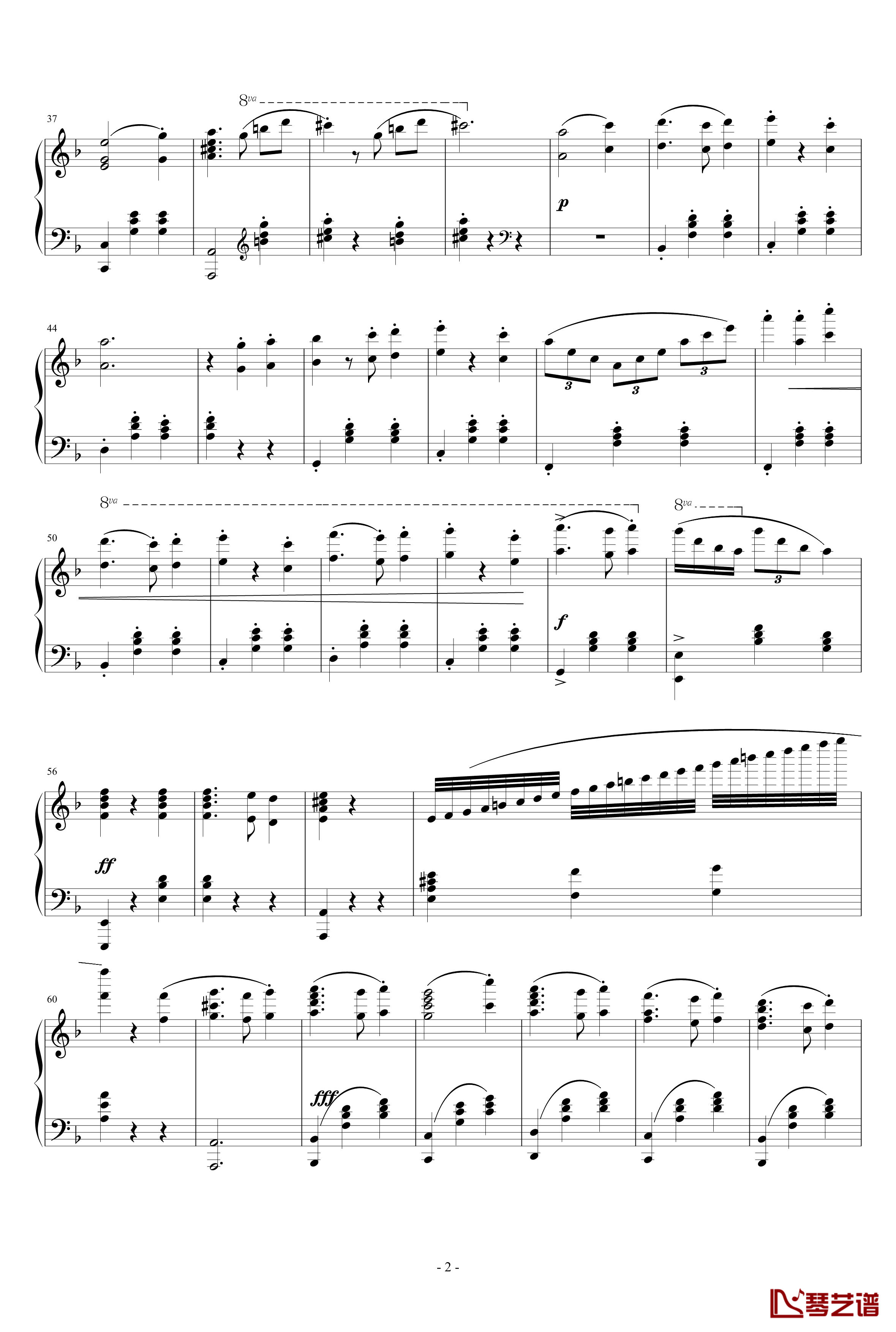 Blue Waltz钢琴谱-Mazeppa秋涯2