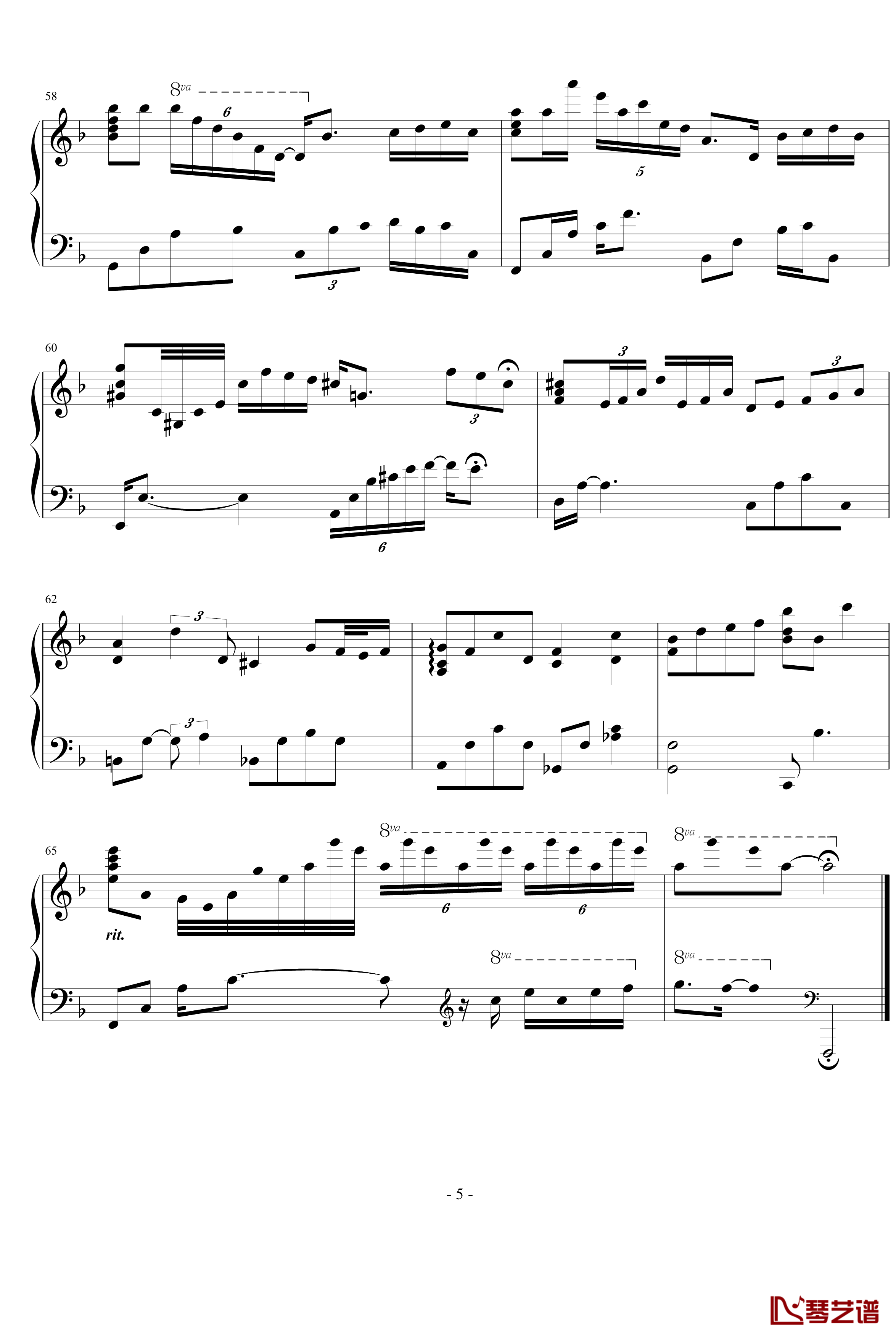 Autumn Leaves钢琴谱-完美演奏版-Yiruma5