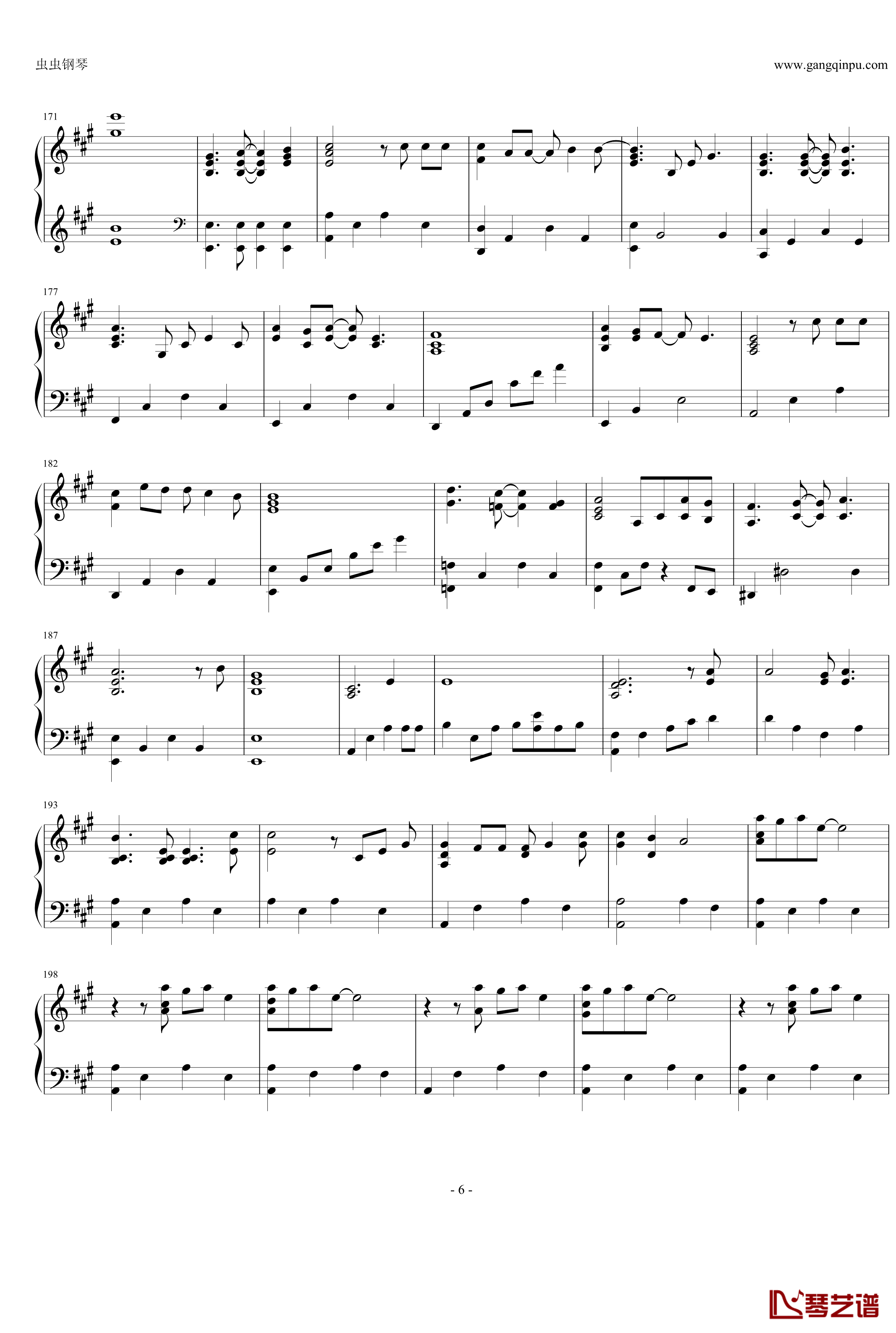 Theme of Prontera钢琴谱-仙境传说6