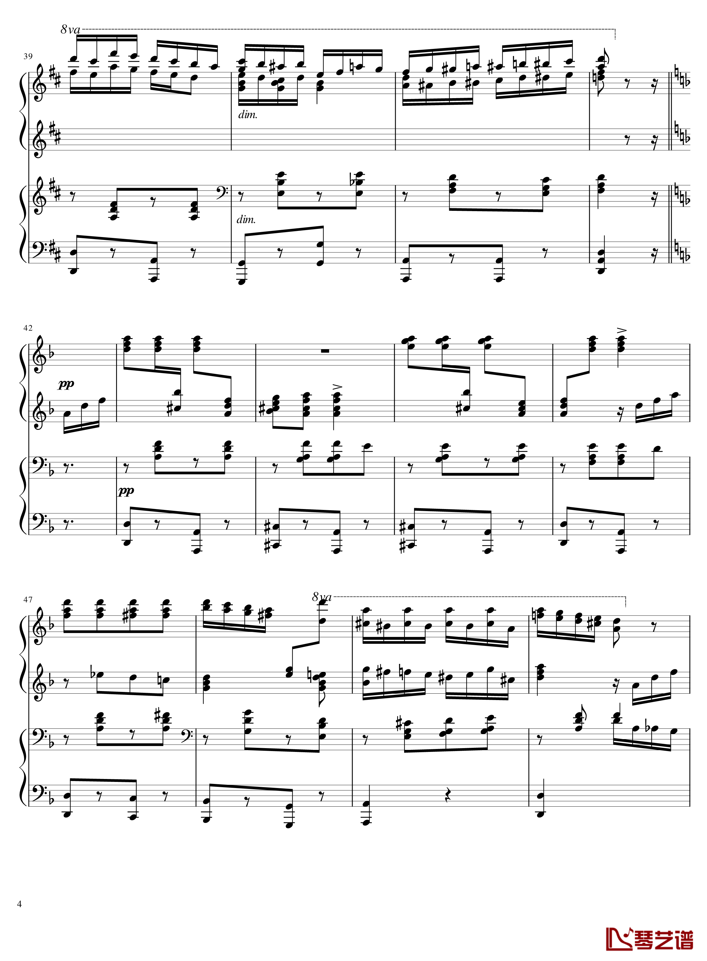 Italian Polka钢琴谱-意大利波尔卡-拉赫马尼若夫4
