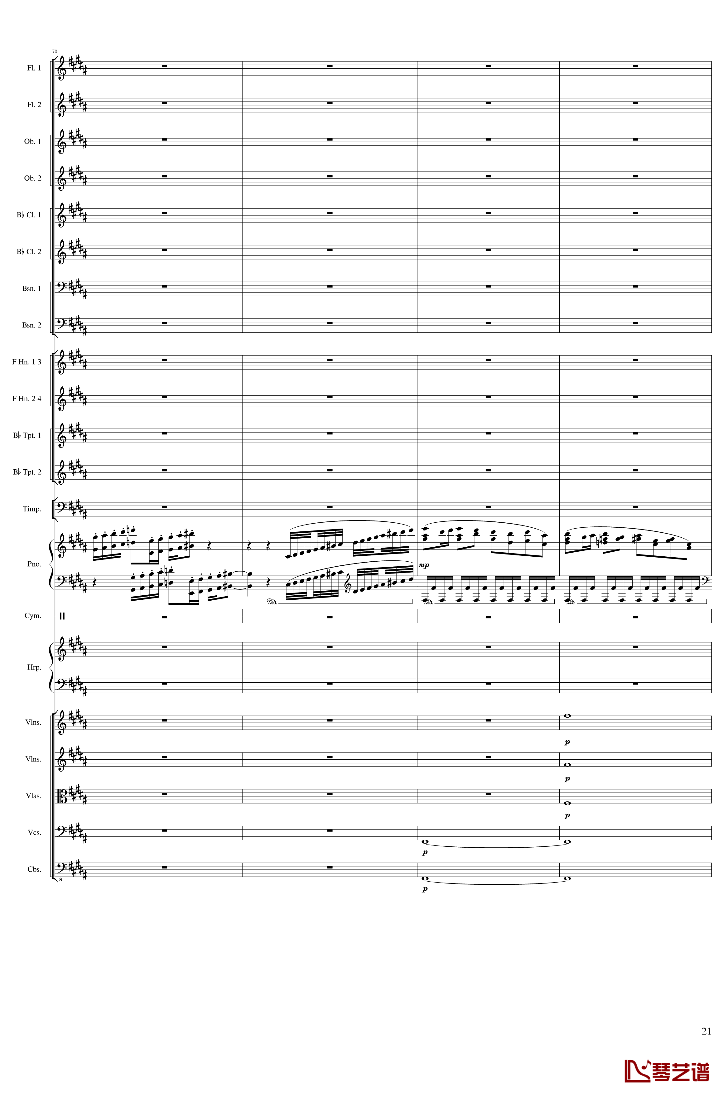 Symphonic Poem No.3, Op.91 Part 3钢琴谱-一个球21