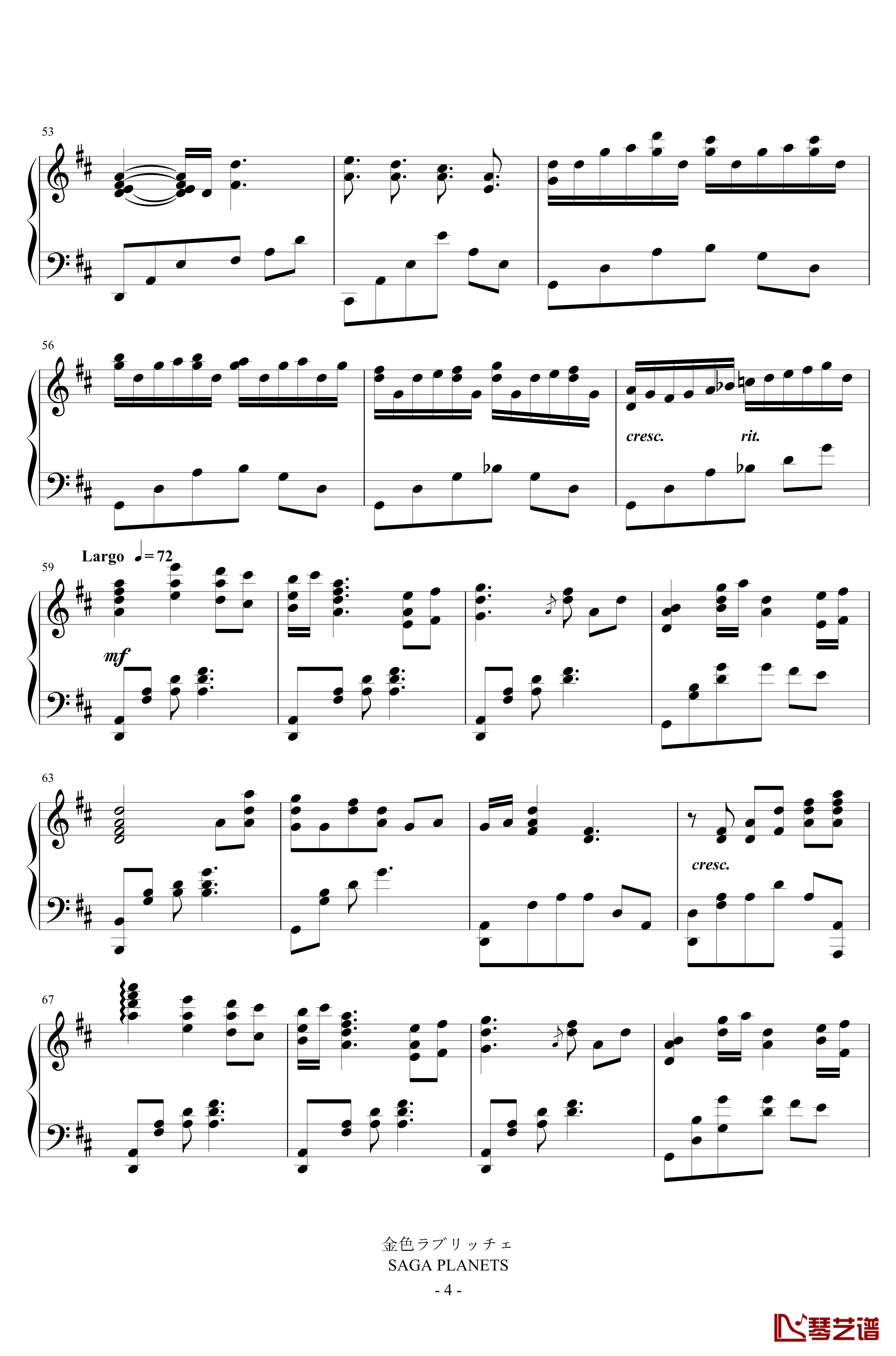 Sylvia's Theme钢琴谱-水月陵4