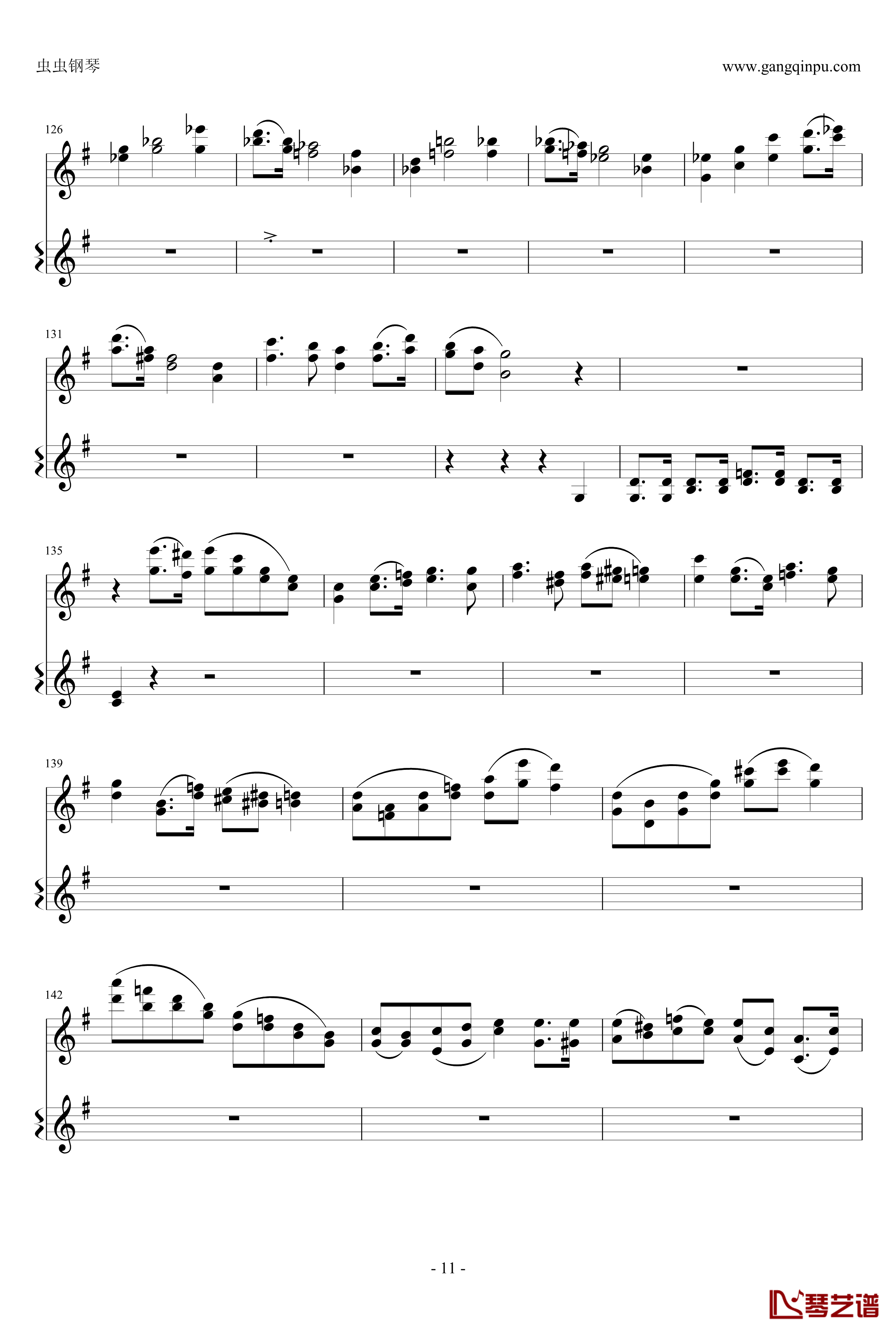 意大利国歌钢琴谱-变奏曲修改版-DXF11