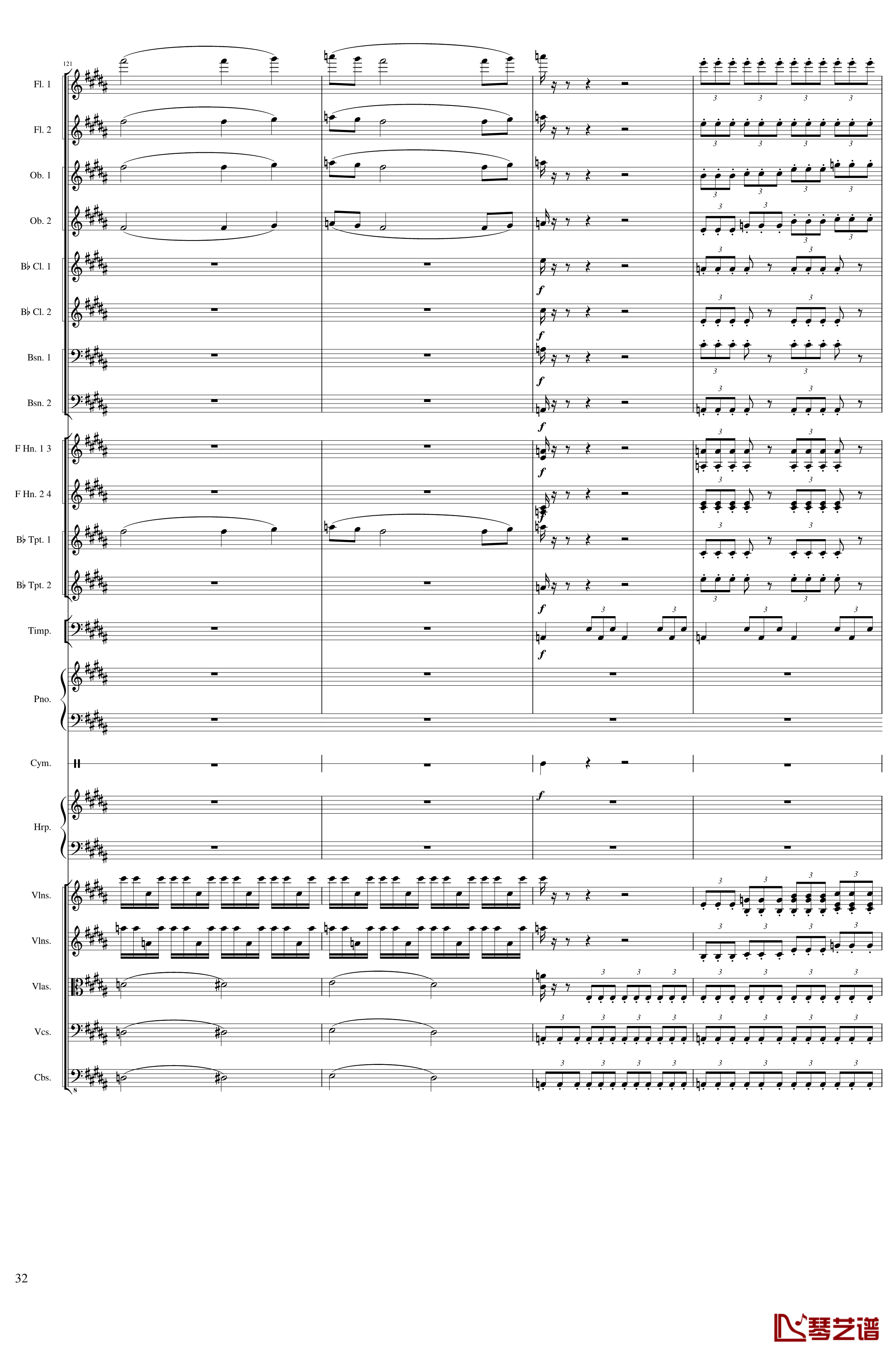 Symphonic Poem No.3, Op.91 Part 3钢琴谱-一个球32