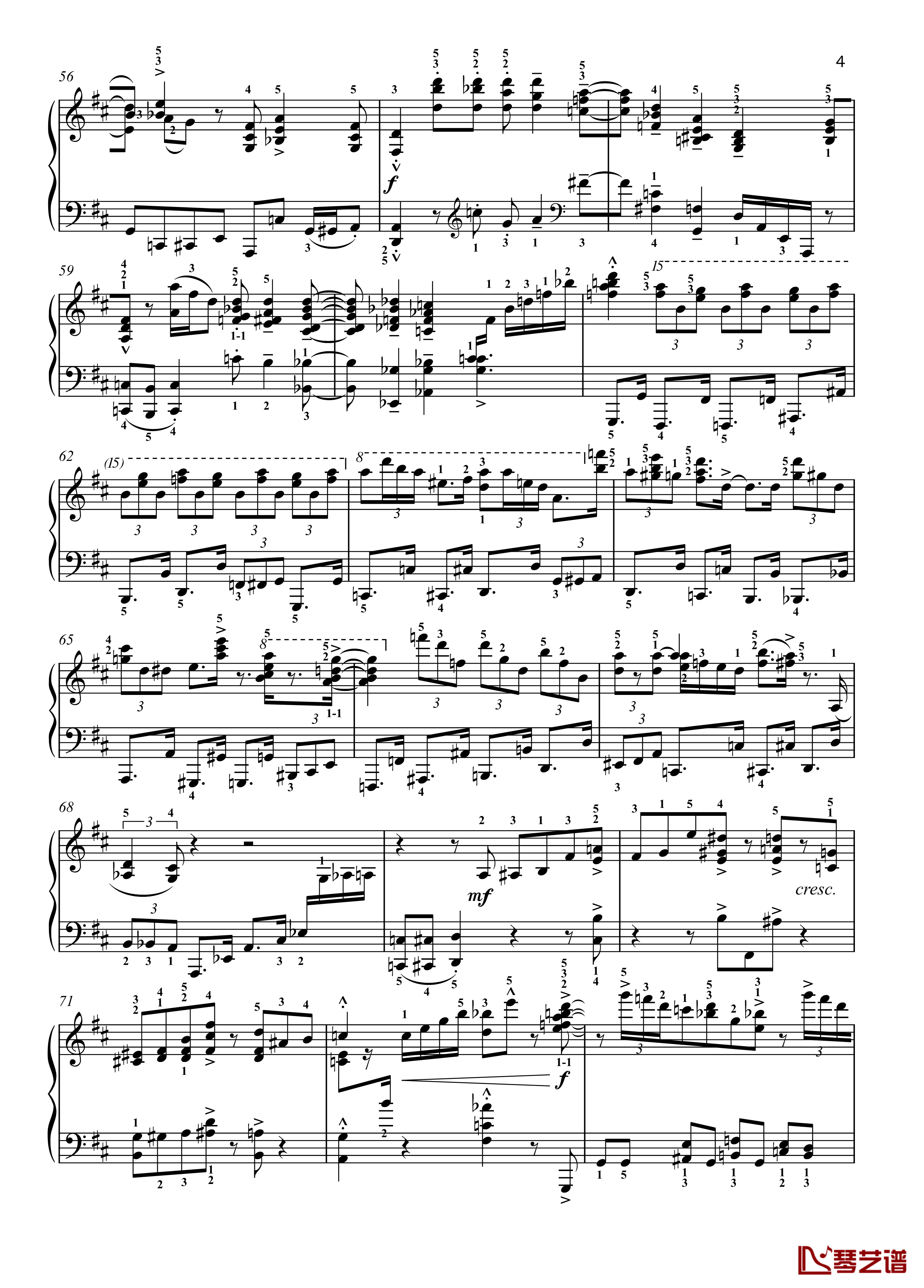 八首音乐会练习曲钢琴谱-Eight Concert ?tudes Op 40- No. 5. Shuitka-爵士-尼古拉·凯帕斯汀-Nikolai Kapustin4