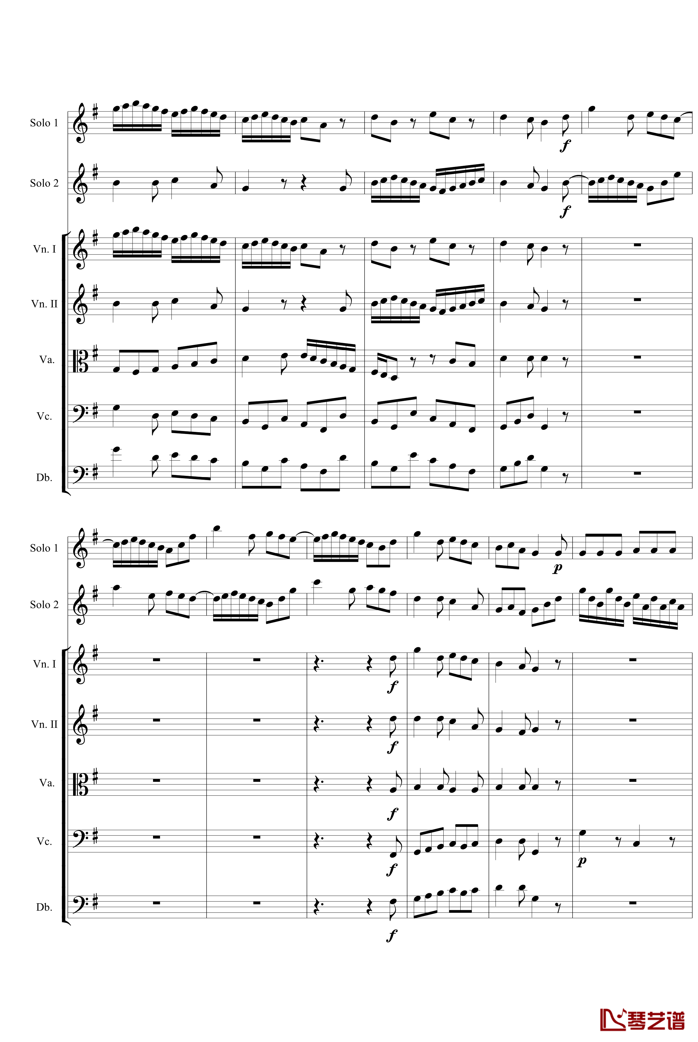 古典巴洛克钢琴谱-电琦爵士2