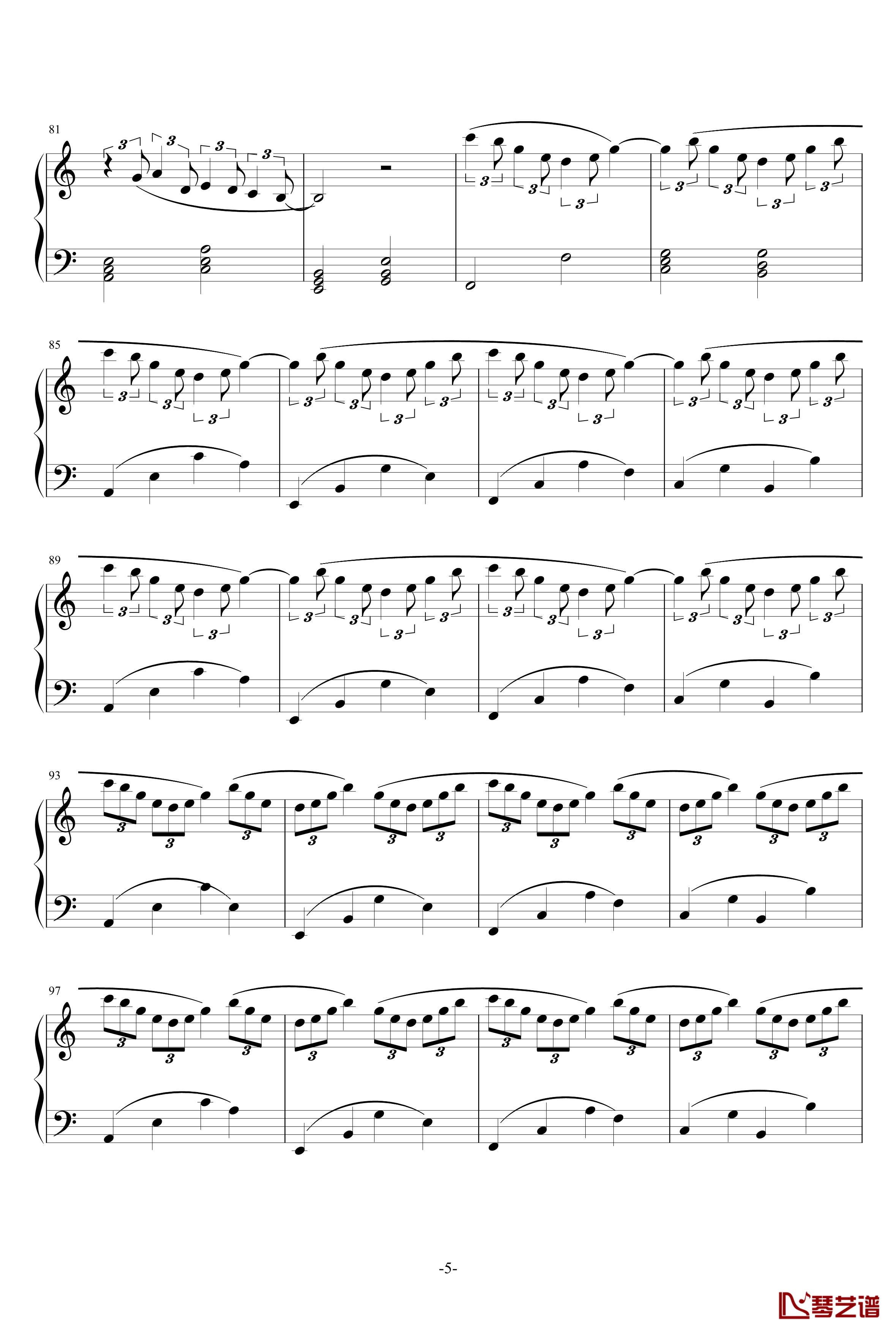 Steinway钢琴谱-节奏医生5