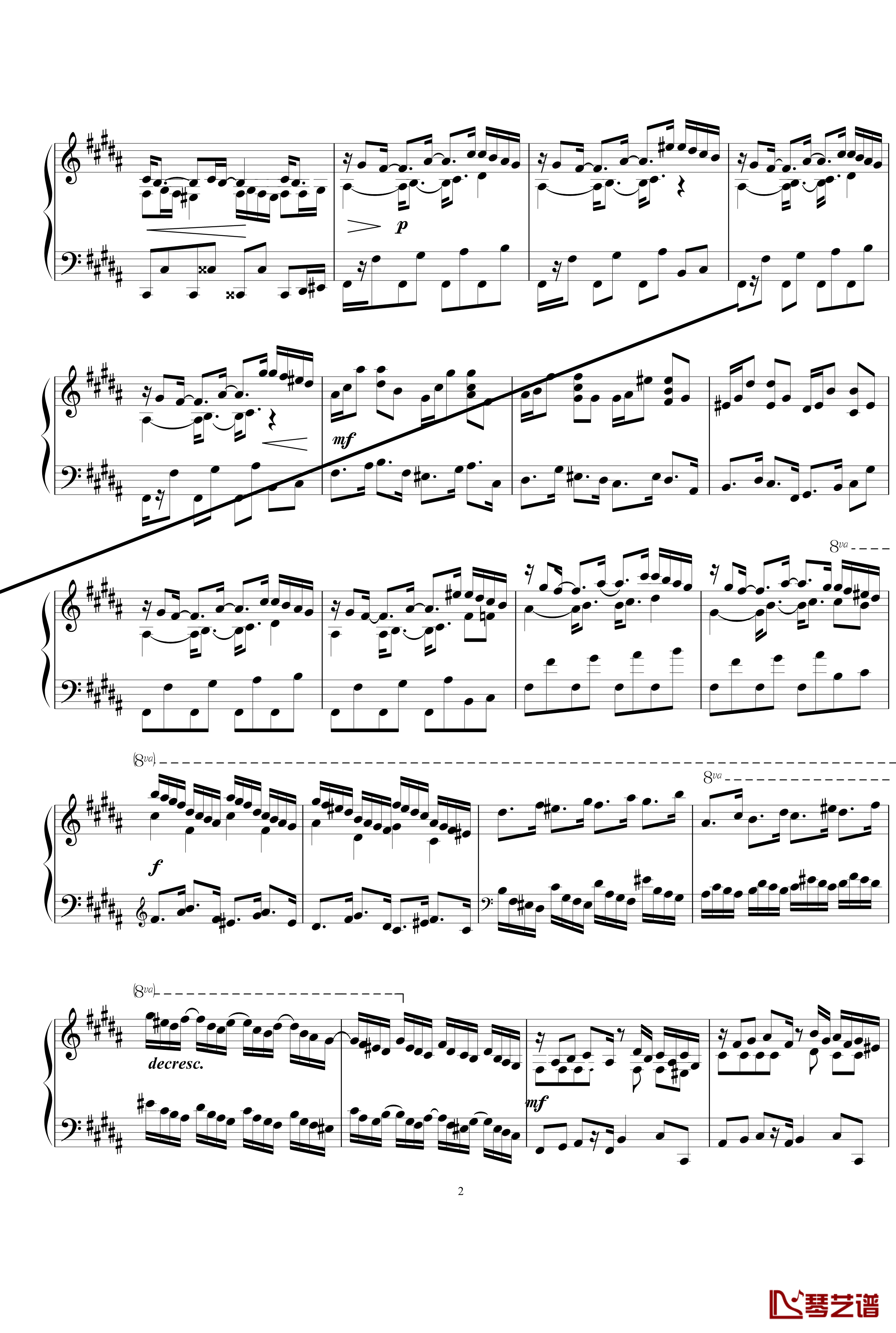 练习曲钢琴谱1.5-gzf1352