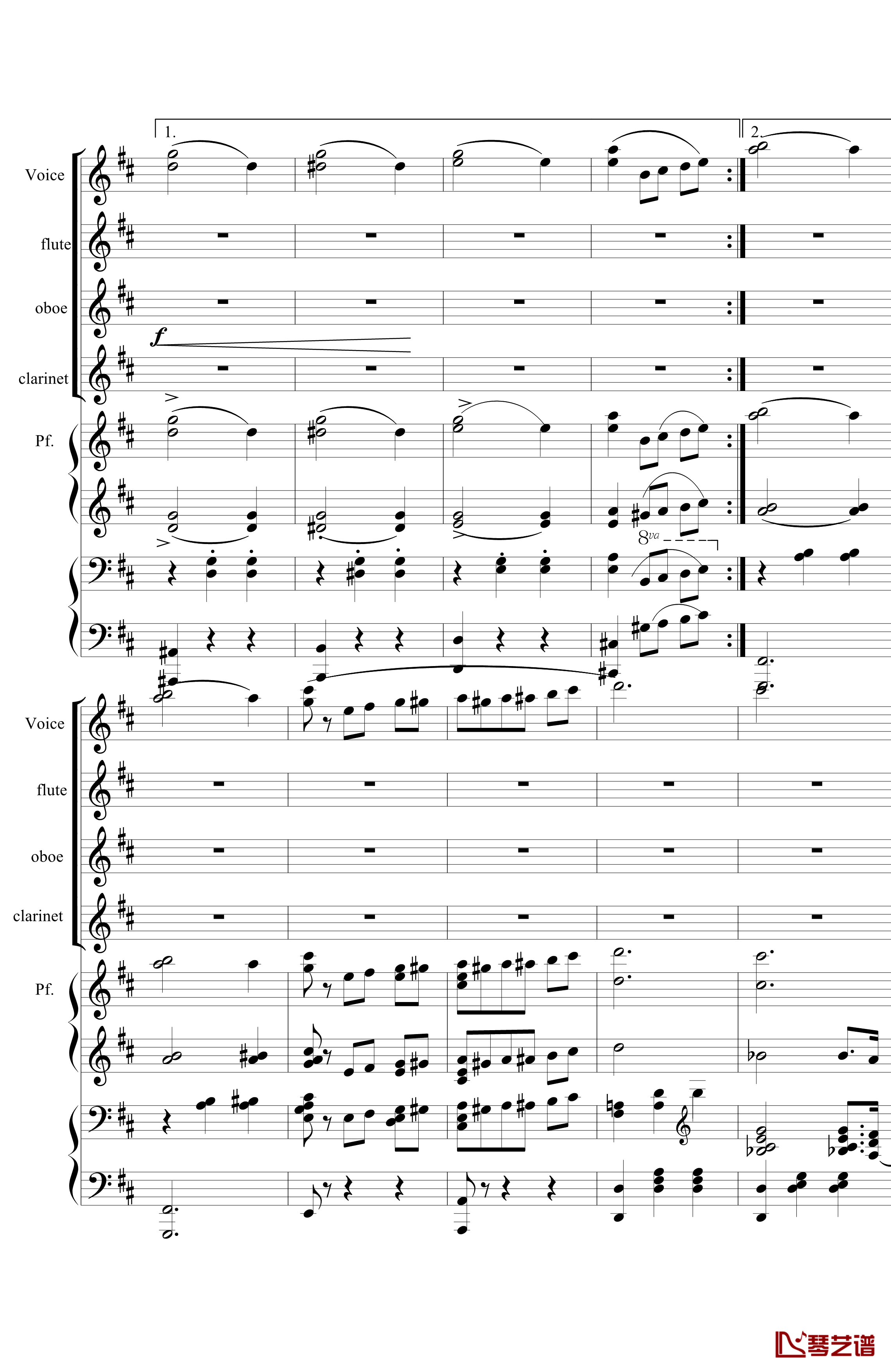 花之圆舞曲钢琴谱-室内乐-柴科夫斯基-Peter Ilyich Tchaikovsky22