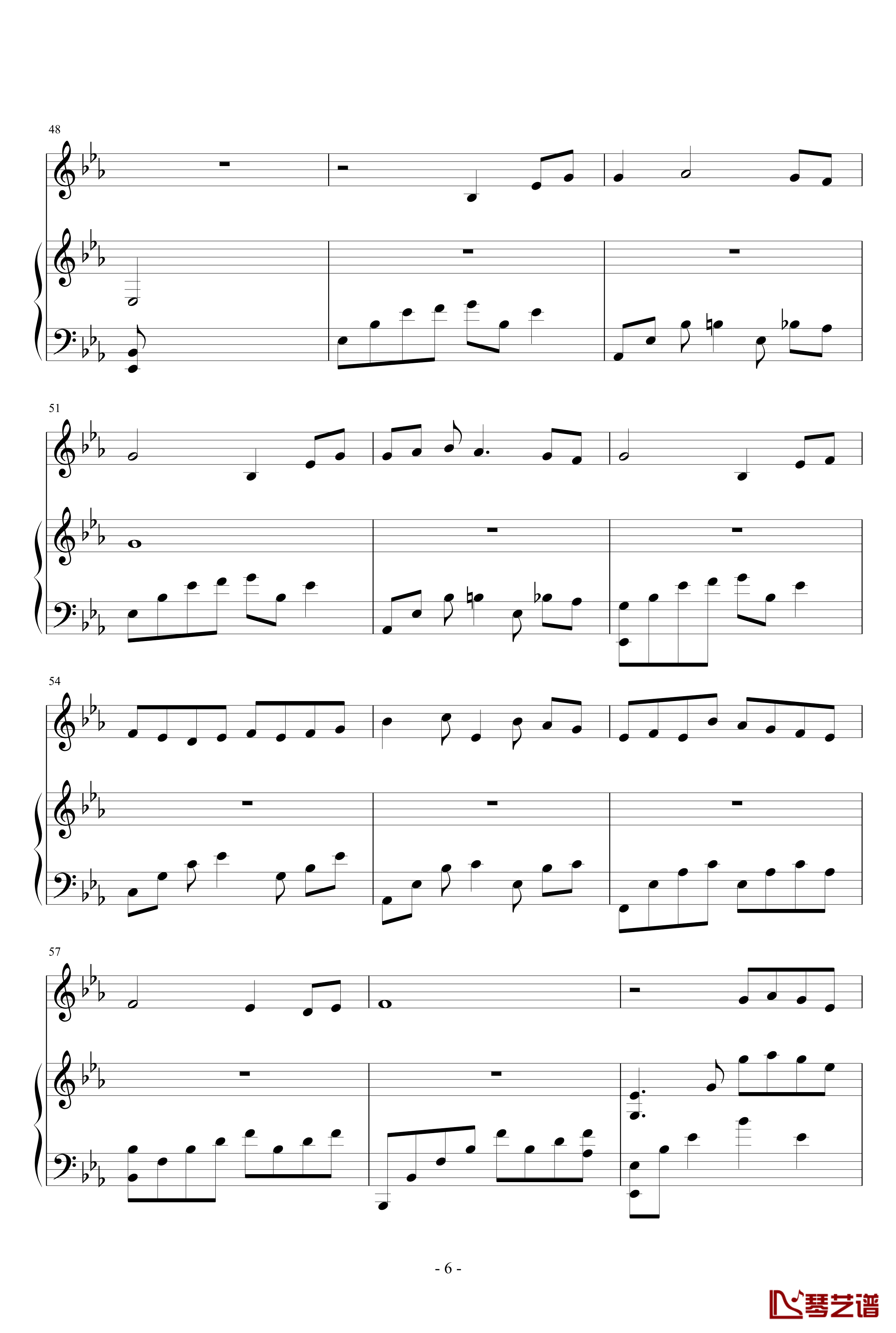 Serenade Op. 3钢琴谱-夏日梦舞6