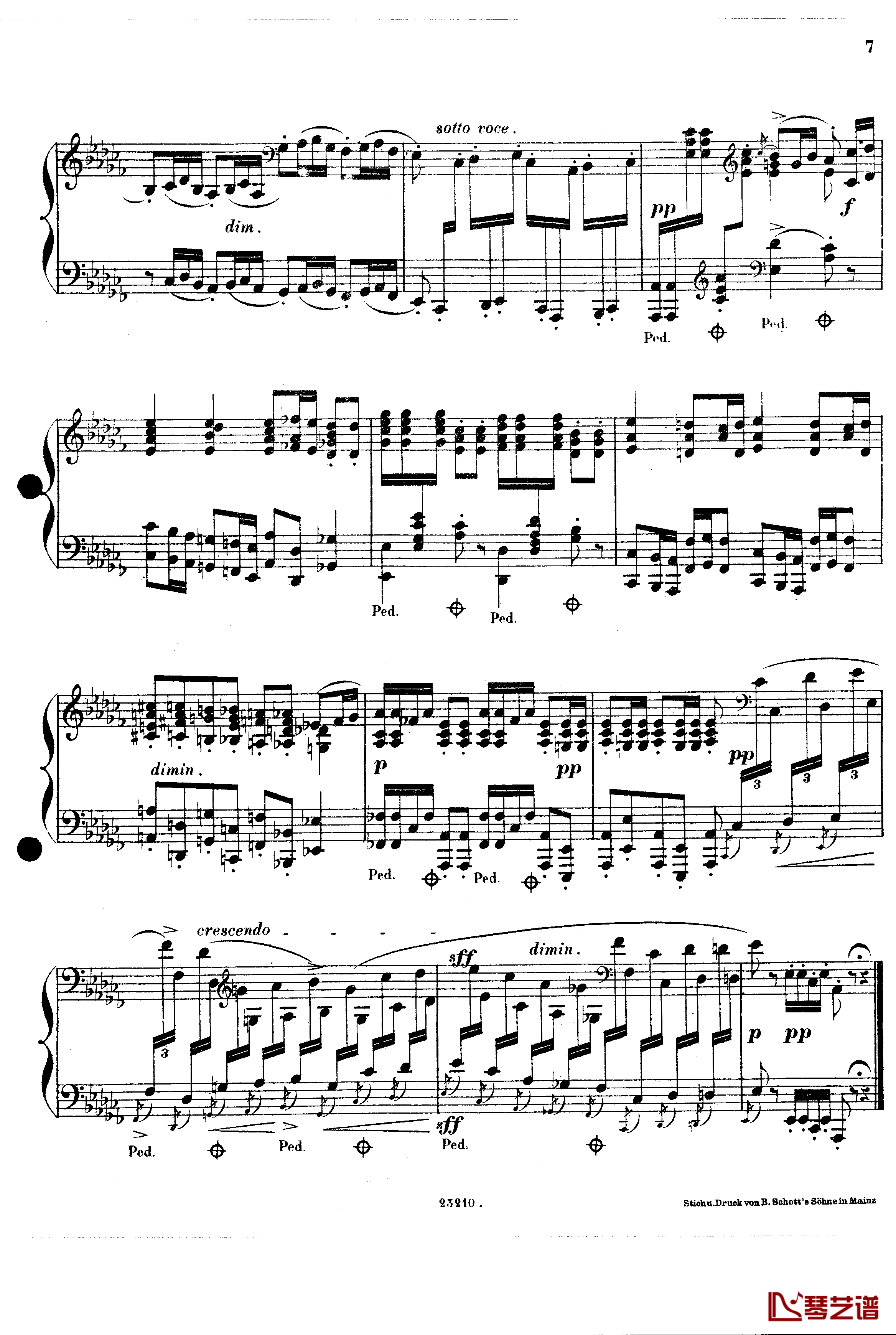 加沃特舞曲Op.14钢琴谱-斯甘巴蒂6