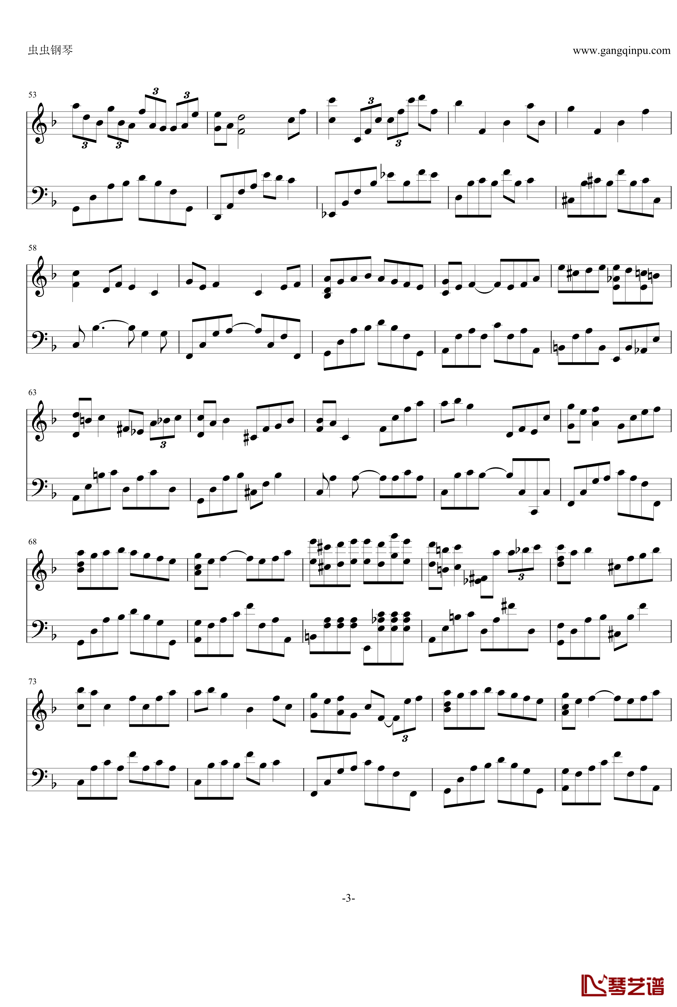 Sometimes钢琴谱-演奏会live版本-Yiruma3