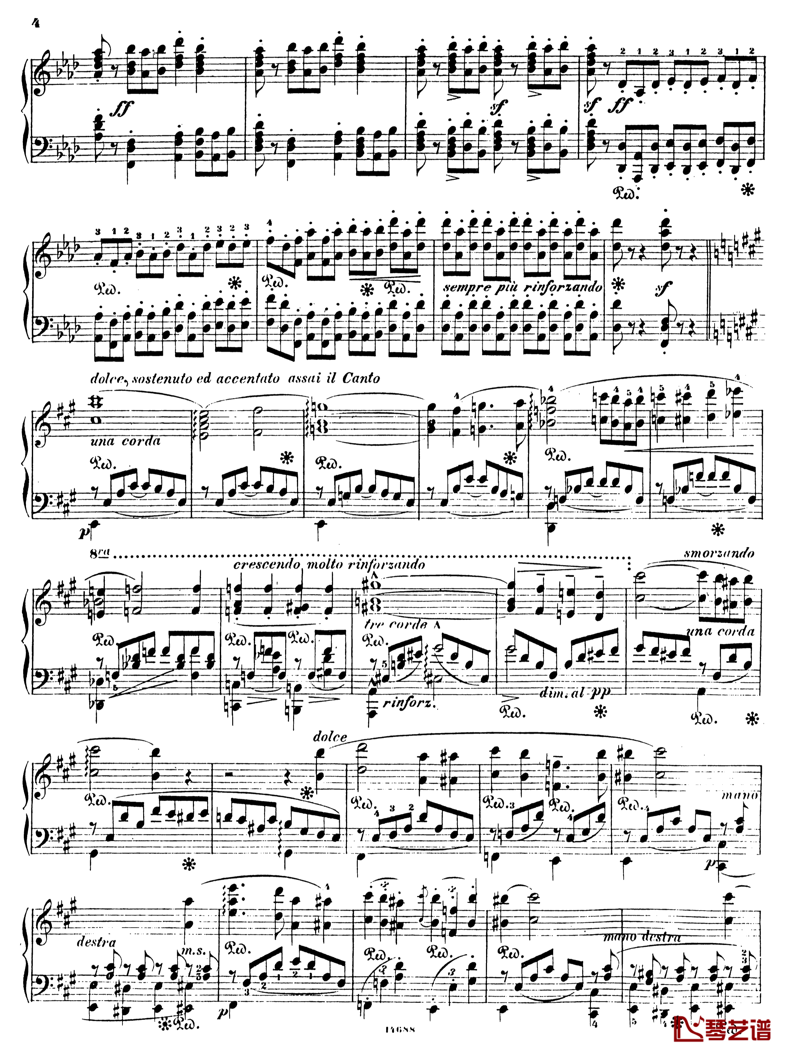 塔索的丧葬凯旋S.517钢琴谱-李斯特4