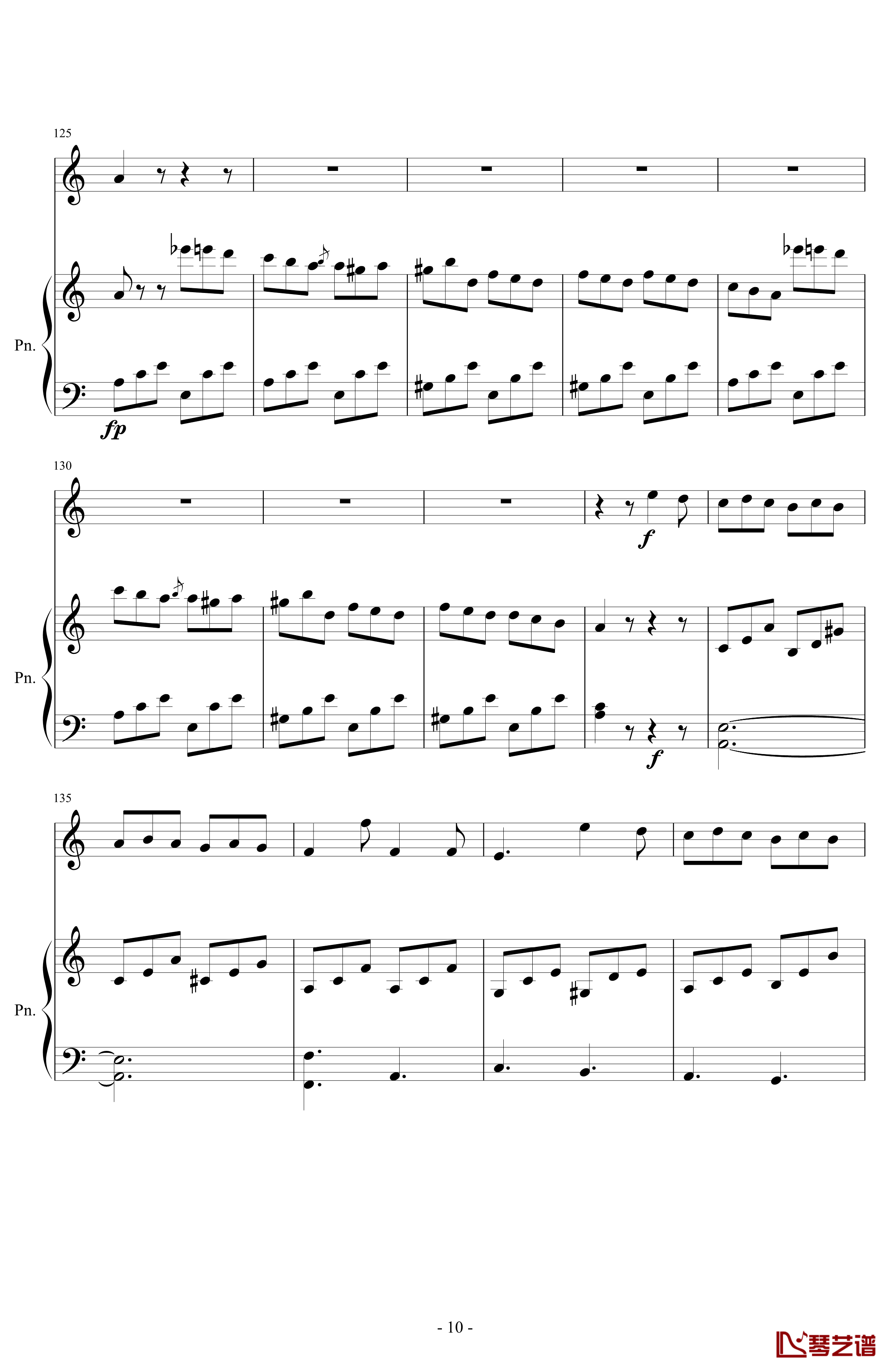 La Danza钢琴谱-Tarantella napoletana-罗西尼10