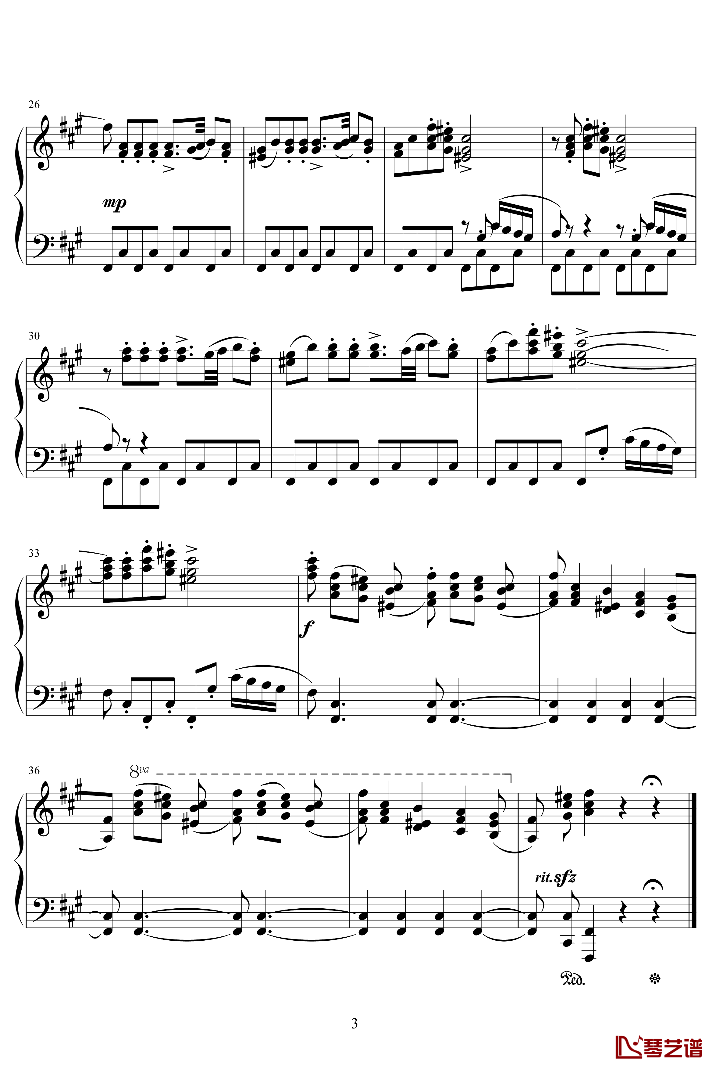 四小天鹅舞曲Charm2版钢琴谱-柴科夫斯基-Peter Ilyich Tchaikovsky3
