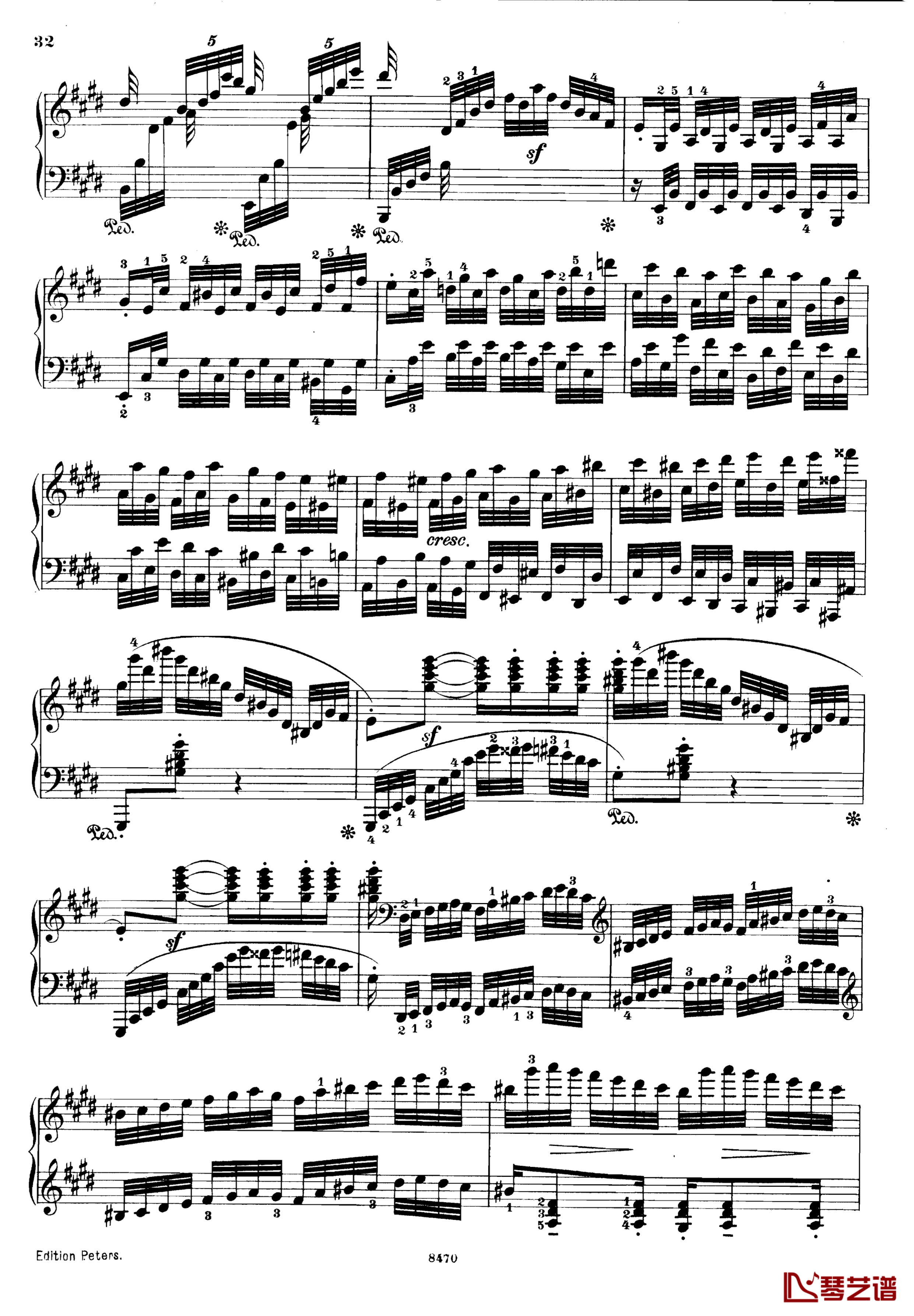 升c小调第三钢琴协奏曲Op.55钢琴谱-克里斯蒂安-里斯32