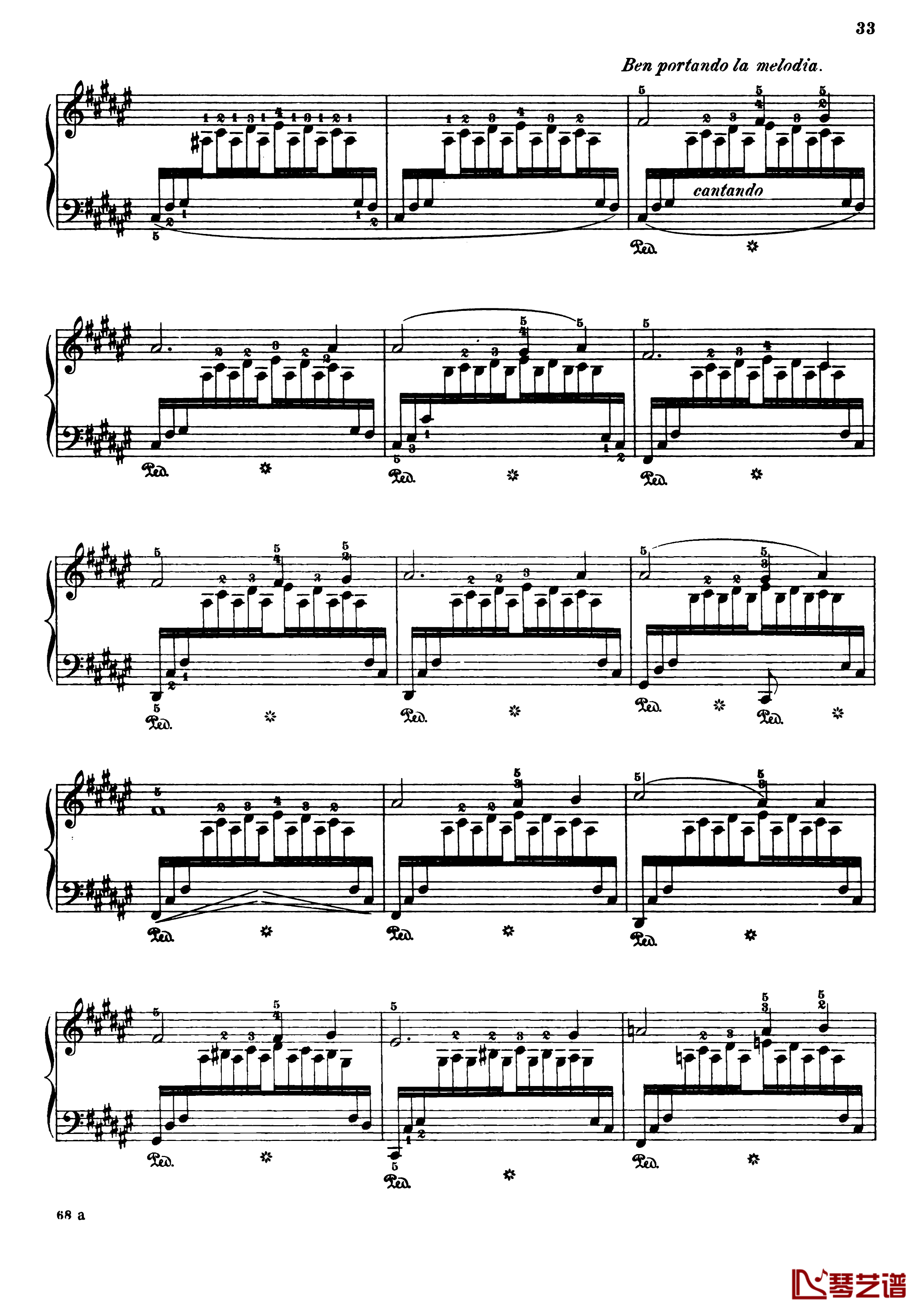 纺纱工练习曲钢琴谱-Op.157  No.2-克拉夫特2