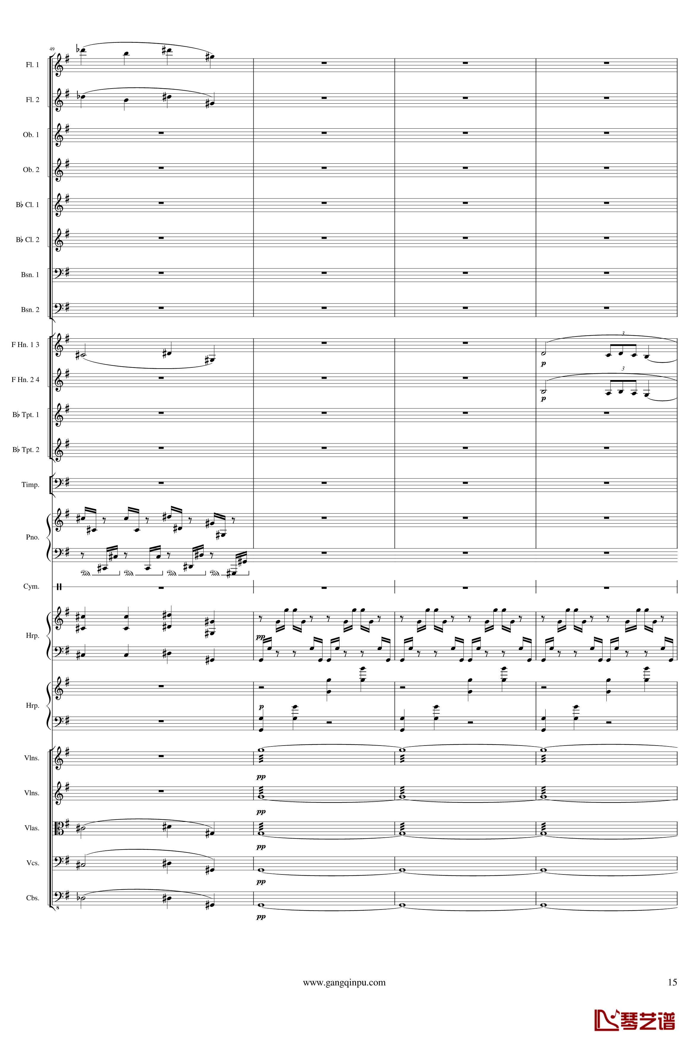 Symphonic Poem No.3, Op.91 Part 2钢琴谱-一个球15