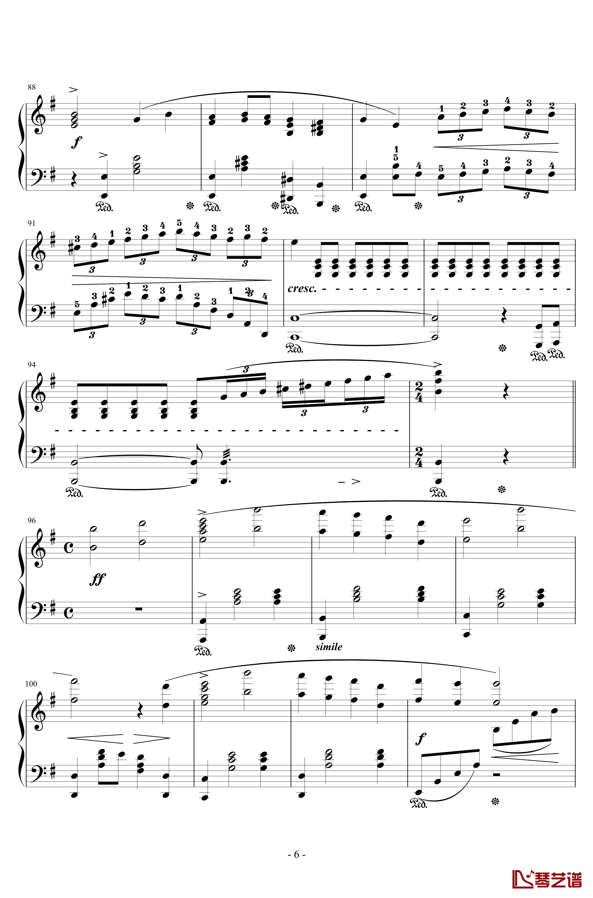 The Oath钢琴谱-交响乐版-植松伸夫6