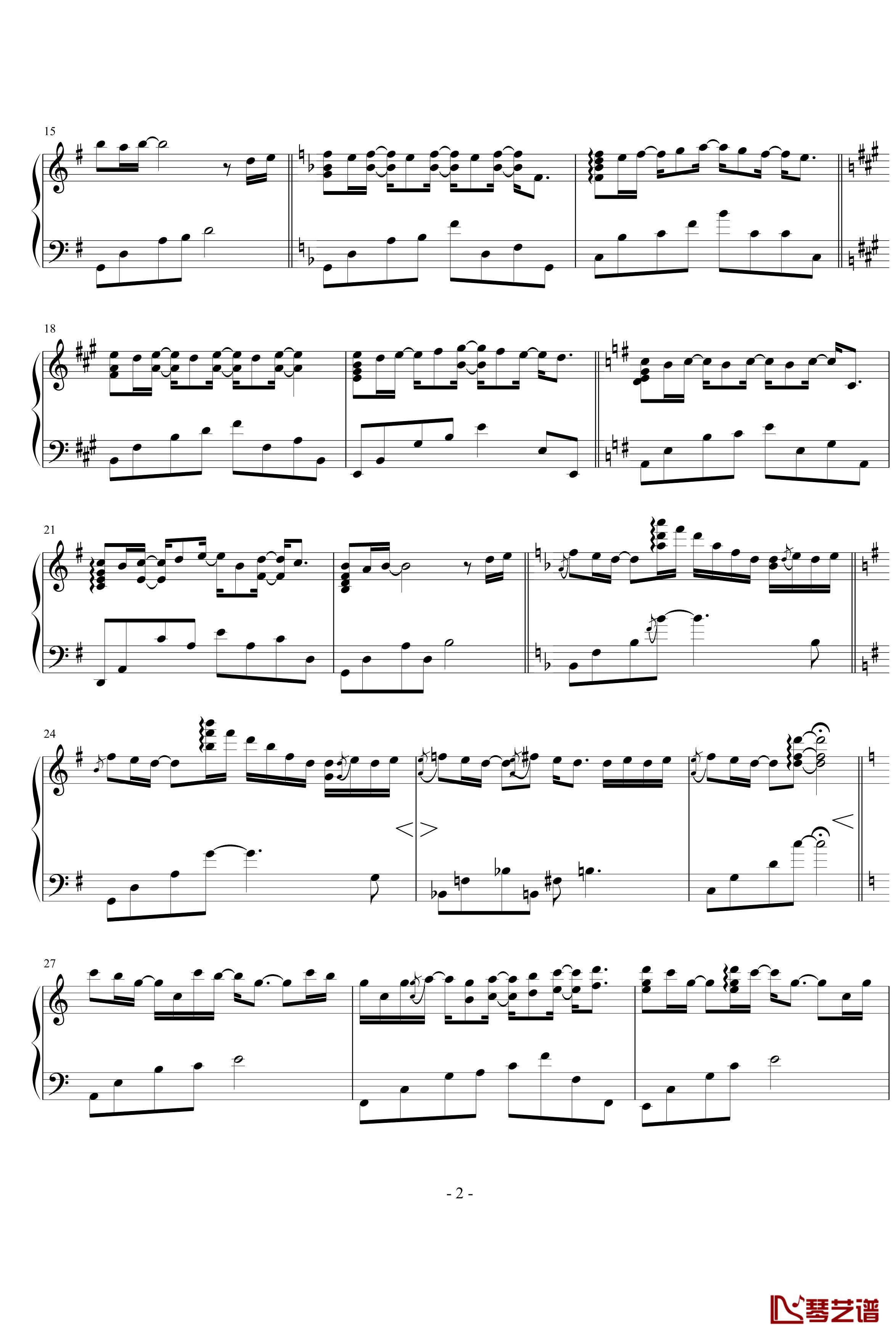 'Til I Find You钢琴谱-Yiruma2