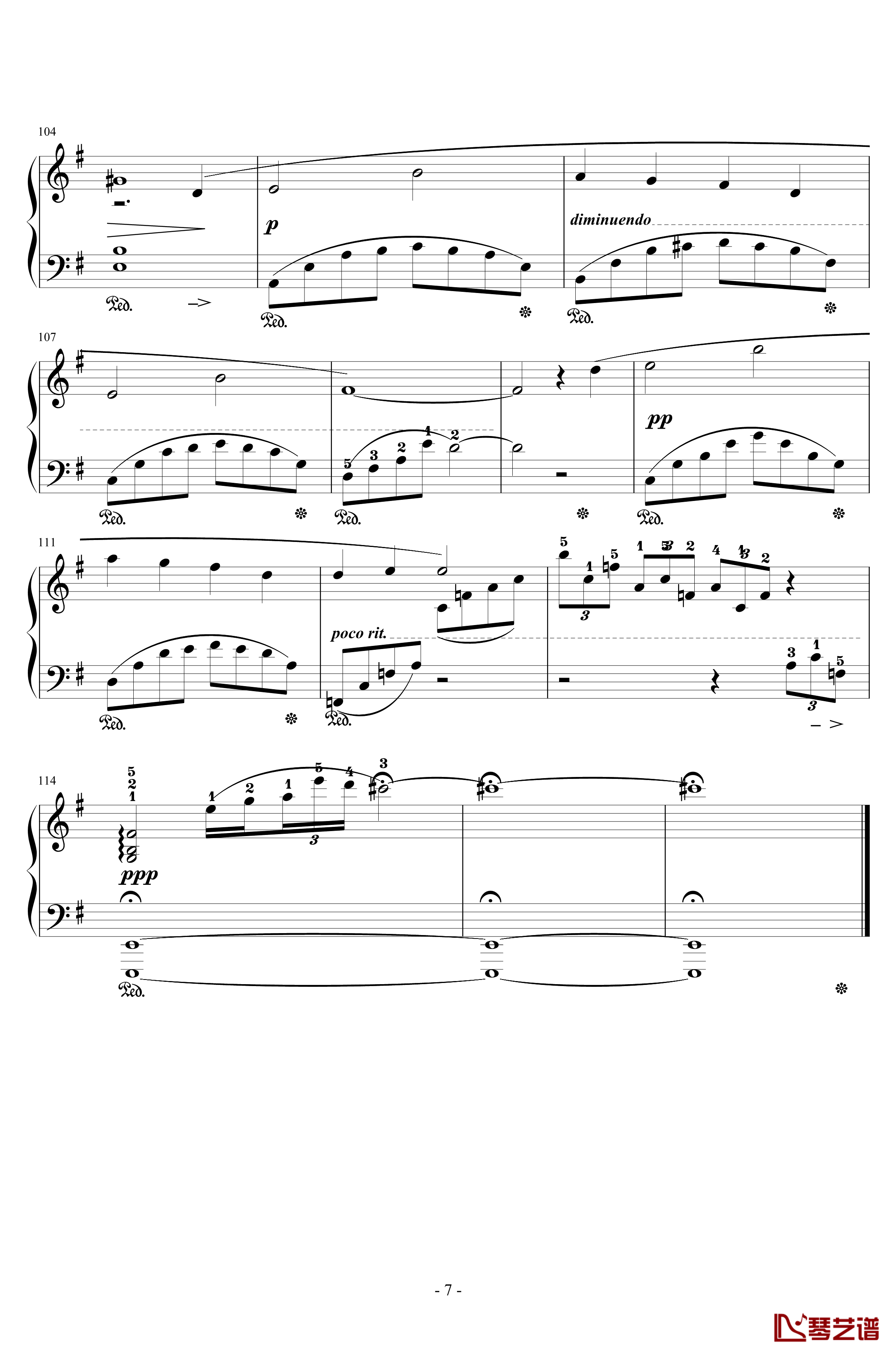 The Oath钢琴谱-交响乐版-植松伸夫7