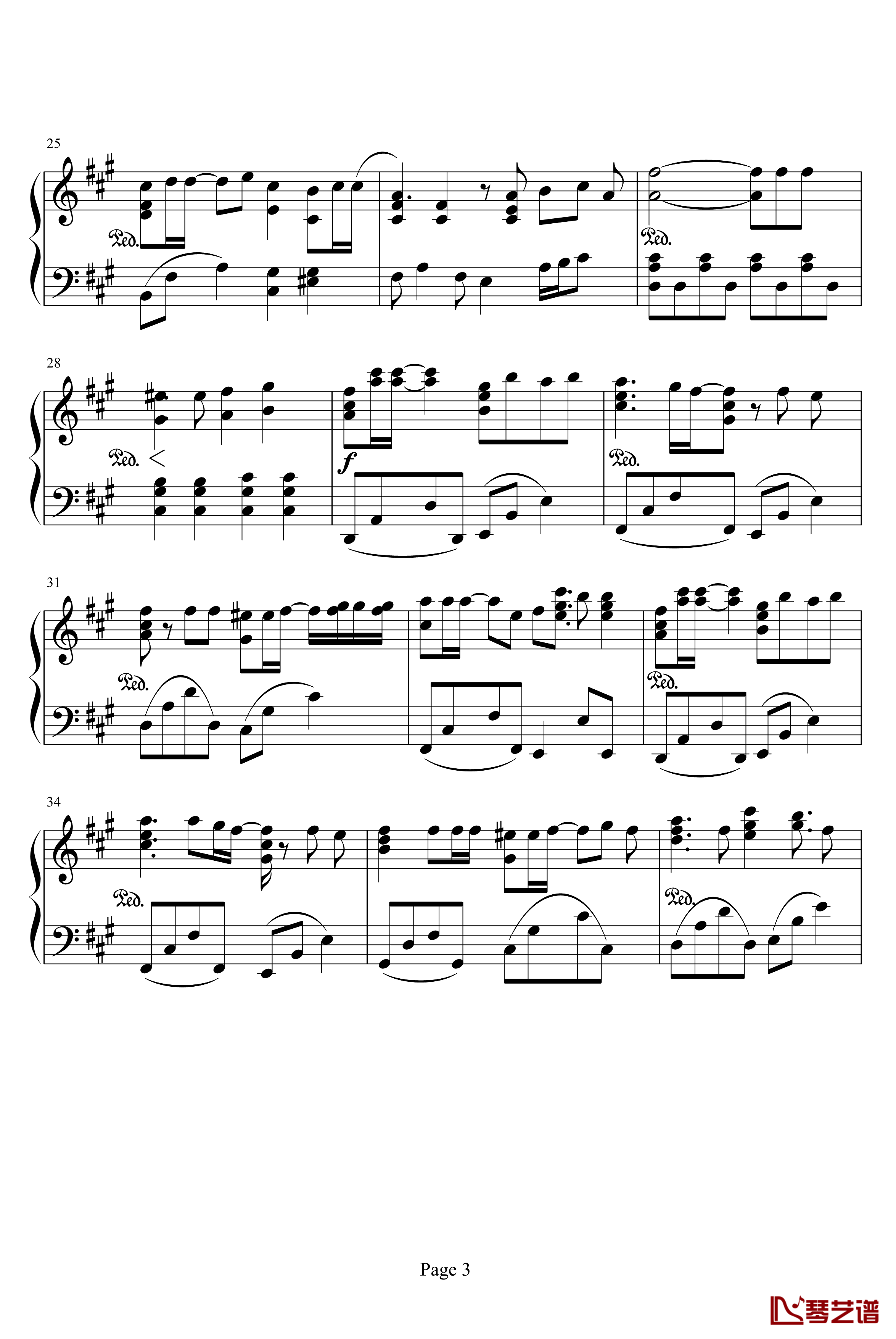 carols钢琴谱-滨崎步3